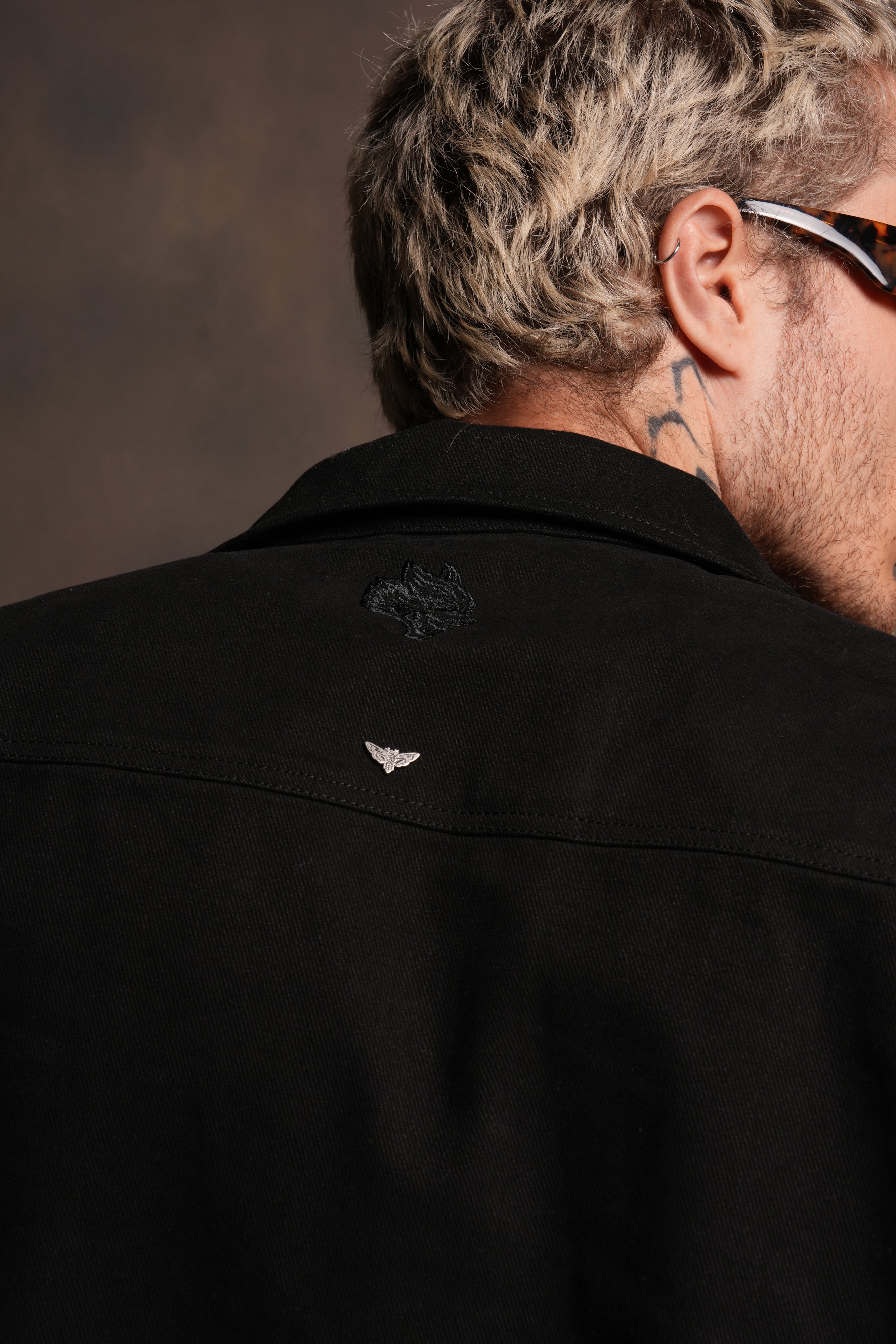 Shadow Ronin Redford Shirt Jacket in Black