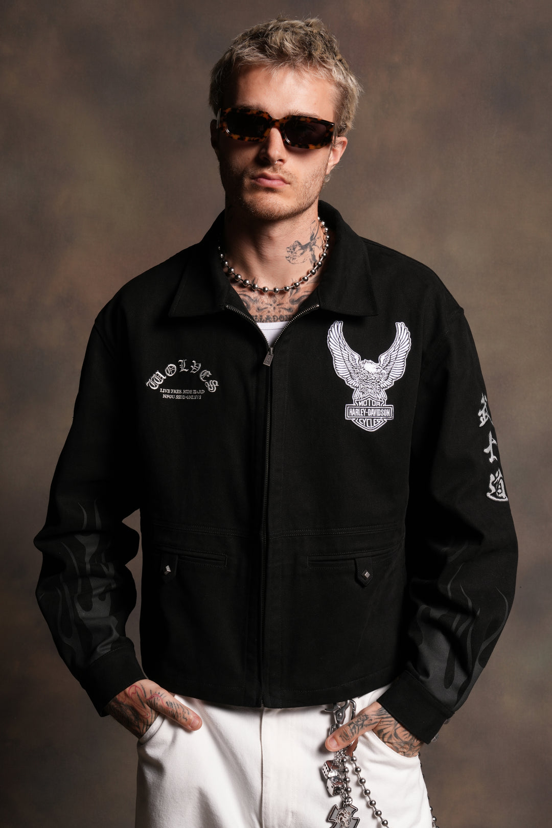 Shadow Ronin Redford Shirt Jacket in Black