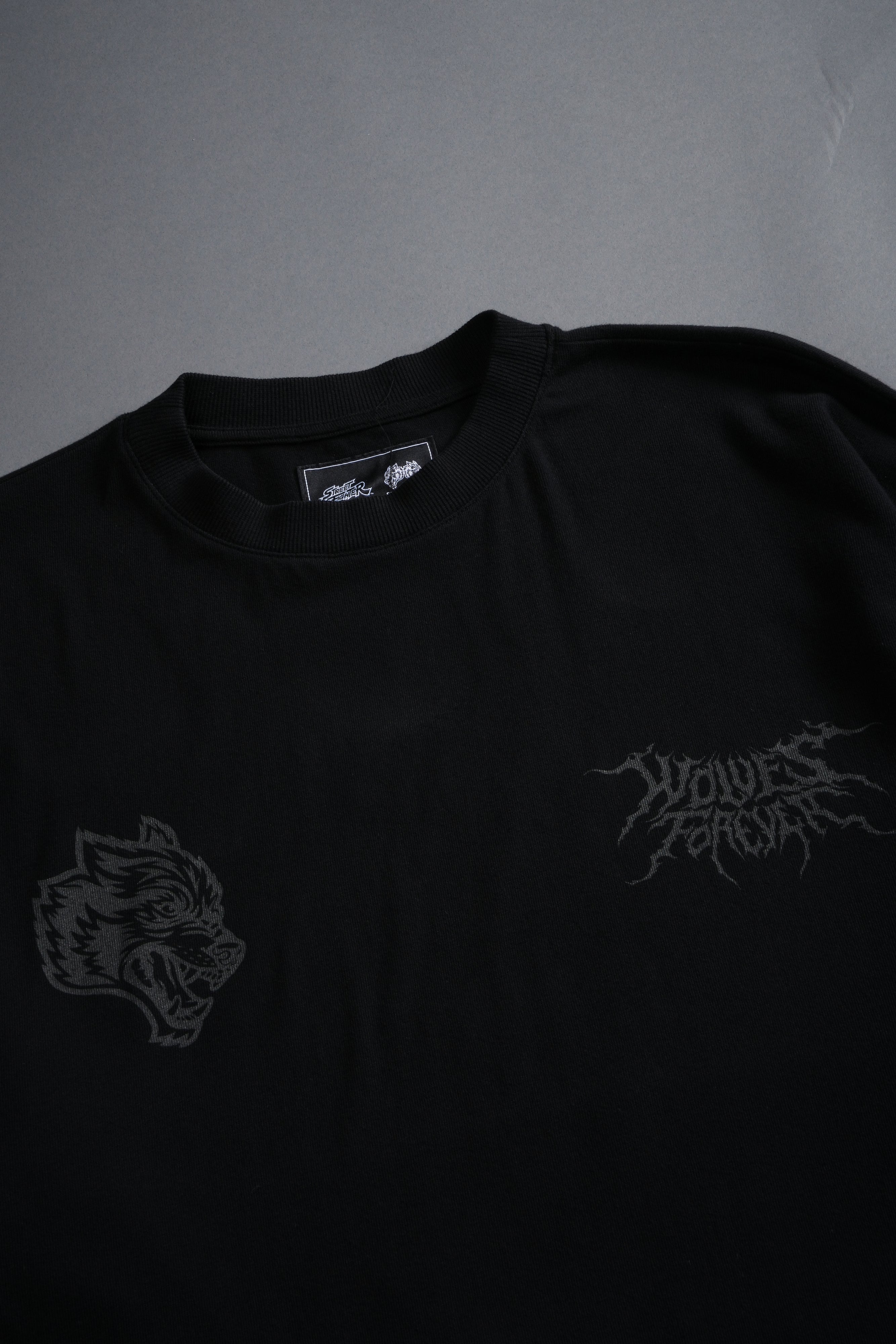 Darc Akuma "Side By Side" Series Premium Oversized Tee in Black
