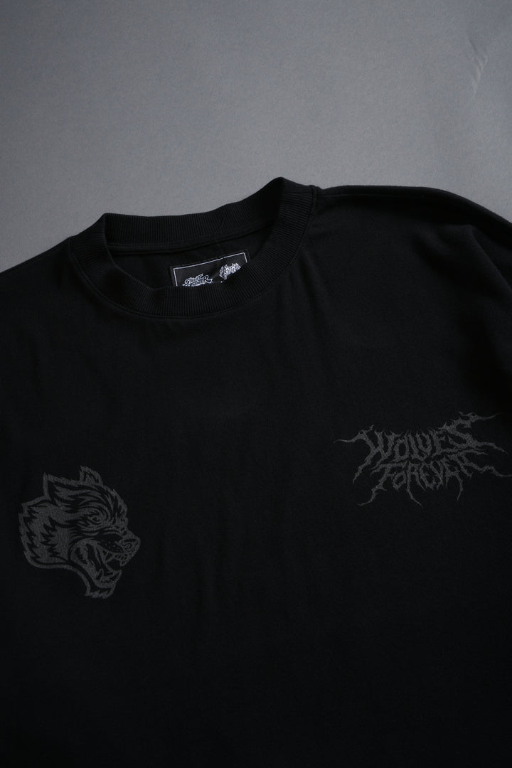 Darc Akuma "Side By Side" Series Premium Oversized Tee in Black