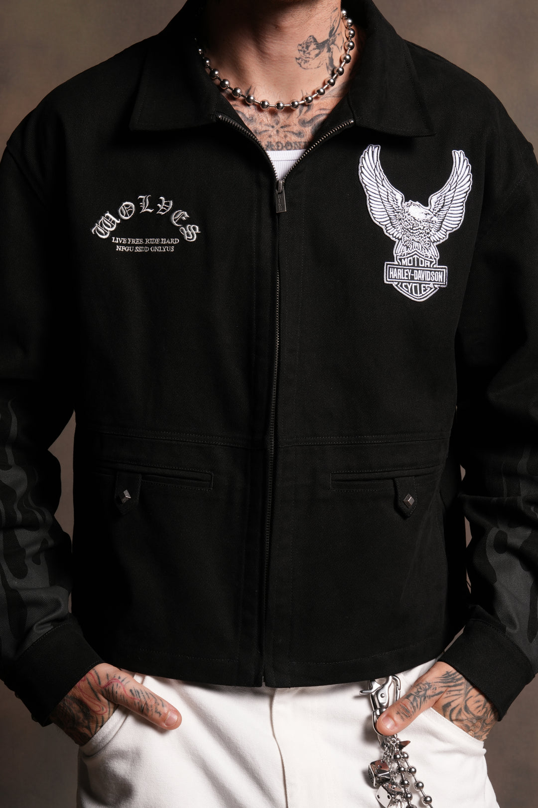 Shadow Ronin Redford Shirt Jacket in Black