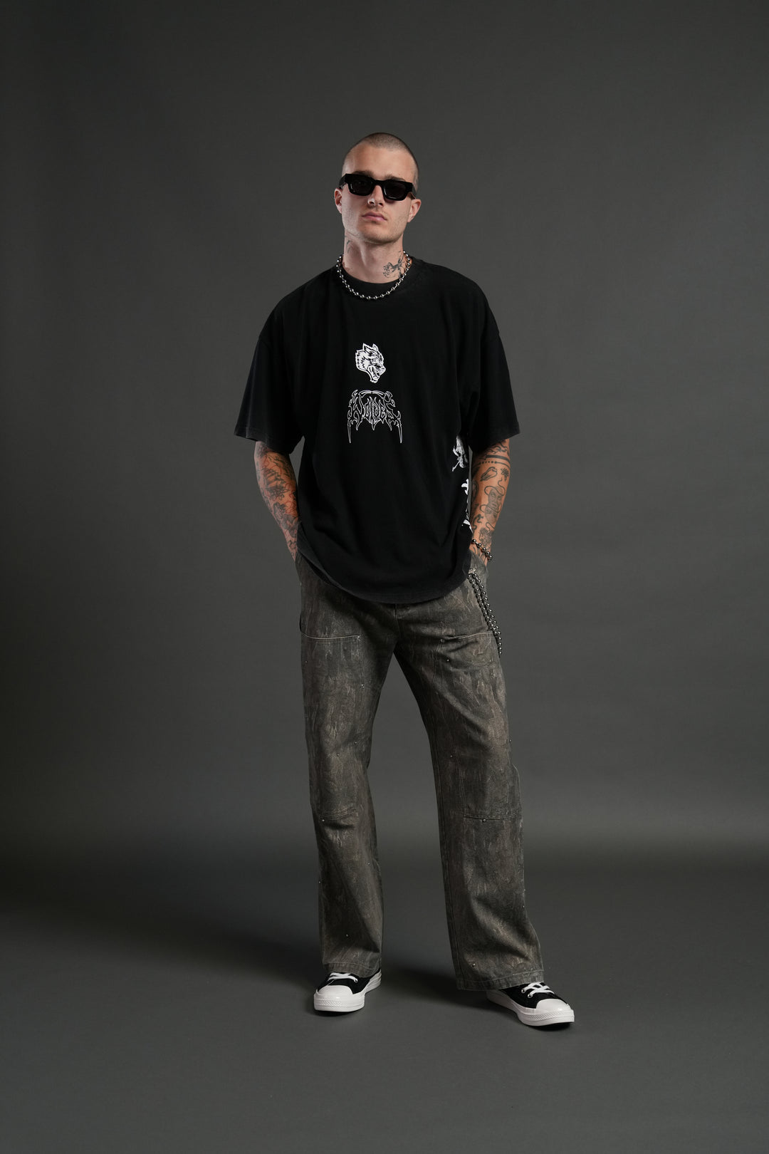 NFGU Tanjiro "Premium" Oversized Tee in Black