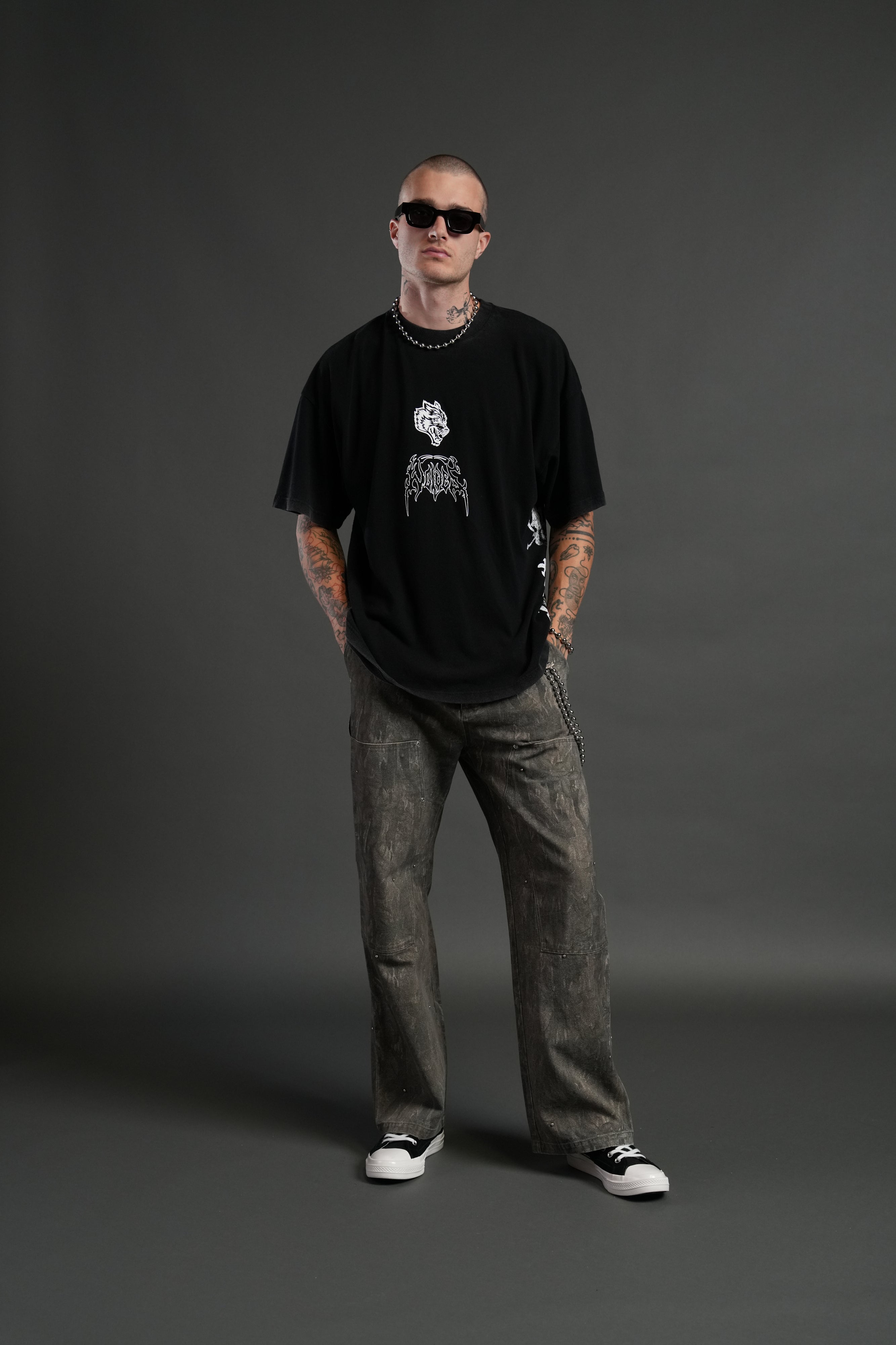 NFGU Tanjiro "Premium" Oversized Tee in Black