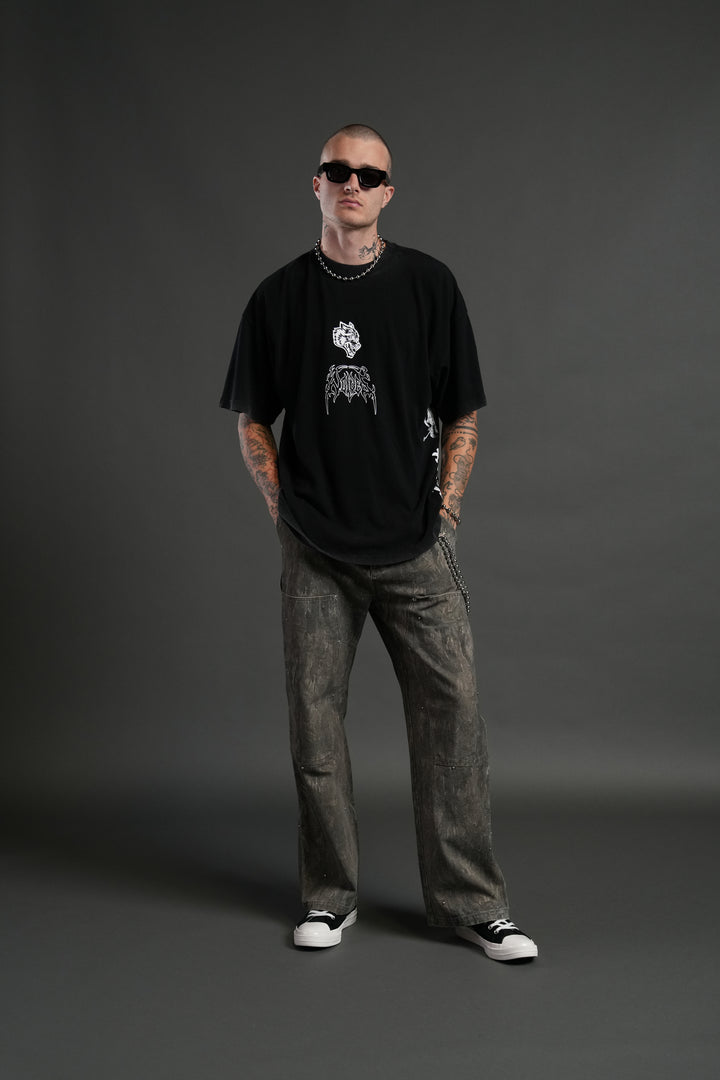 NFGU Tanjiro "Premium" Oversized Tee in Black