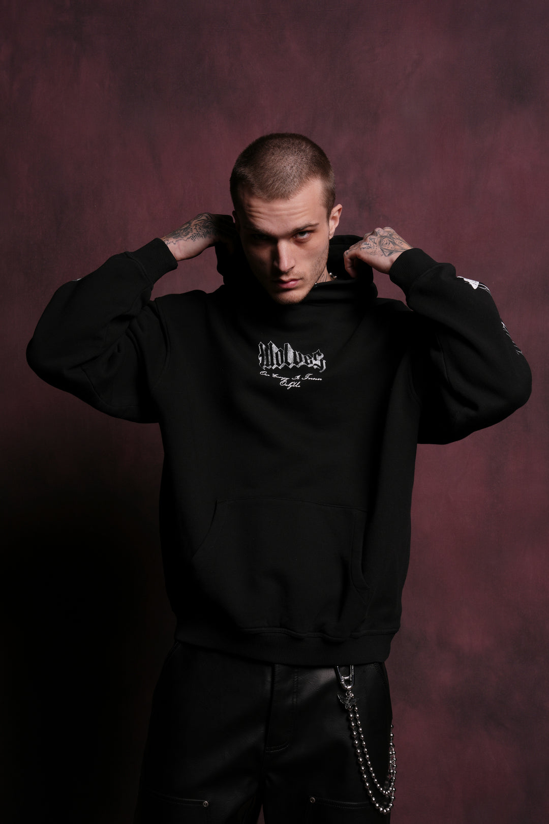 Carnage "P" Hoodie in Black