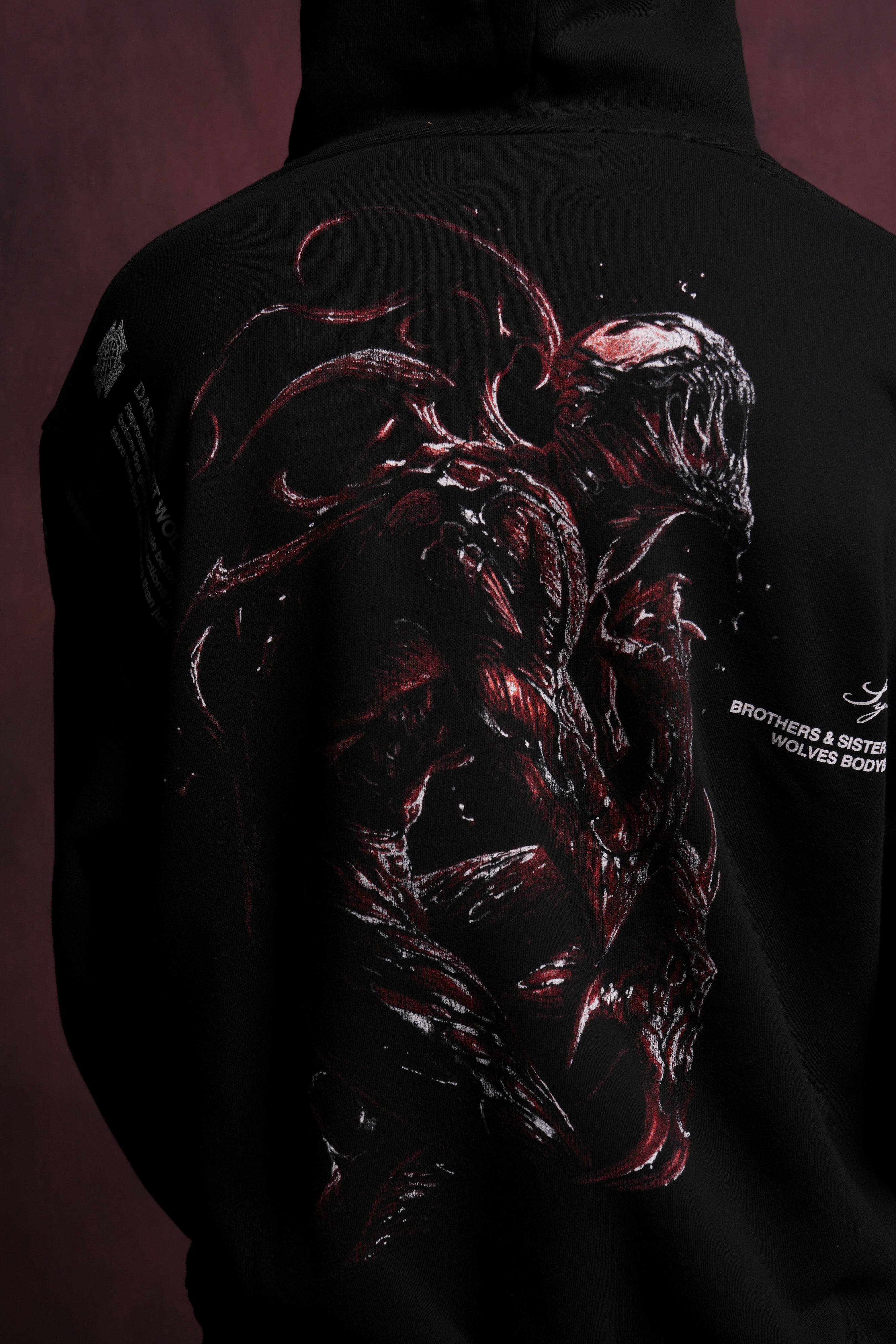 Carnage "P" Hoodie in Black