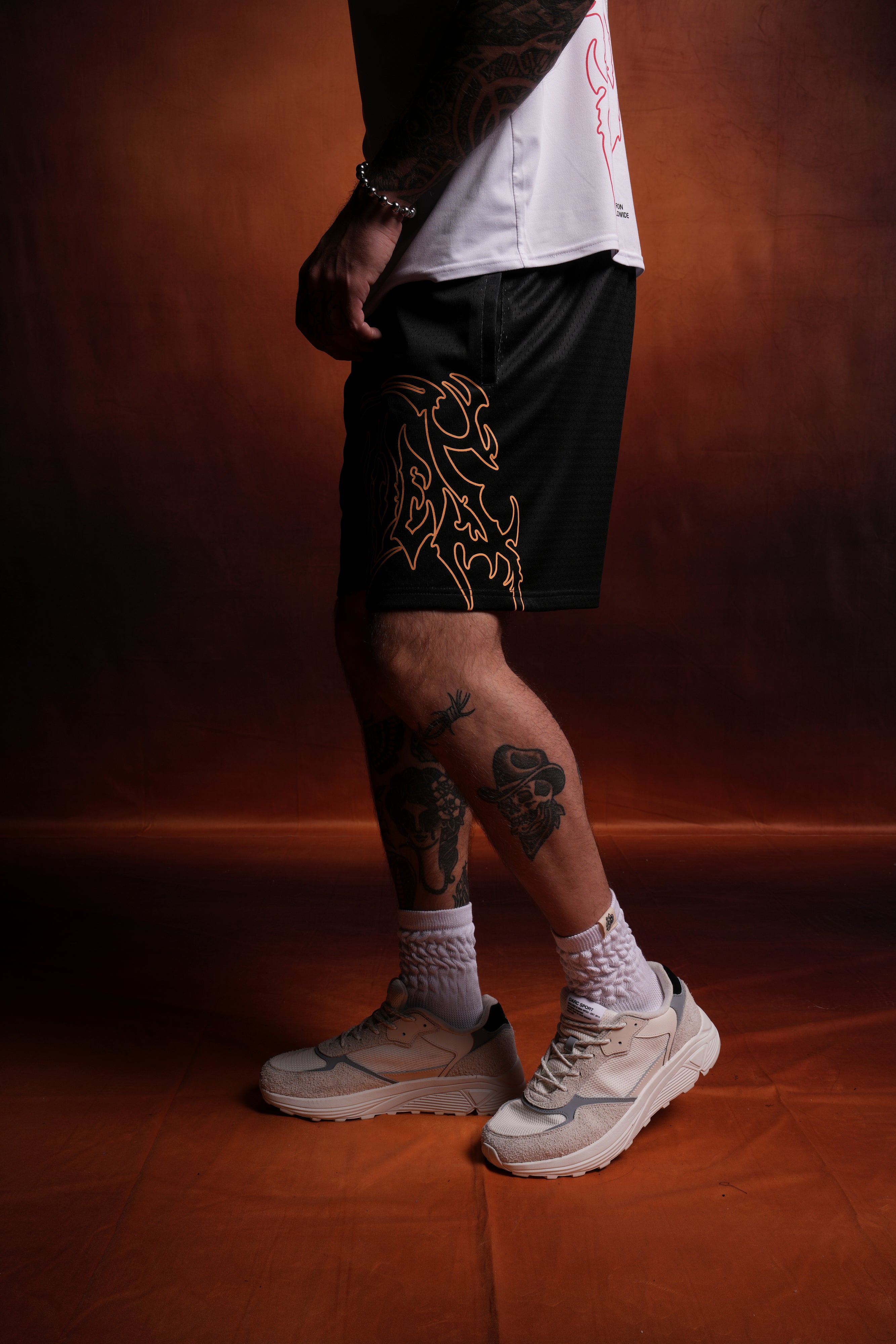 Go Wolves Mesh Shorts in Black – DarcSport