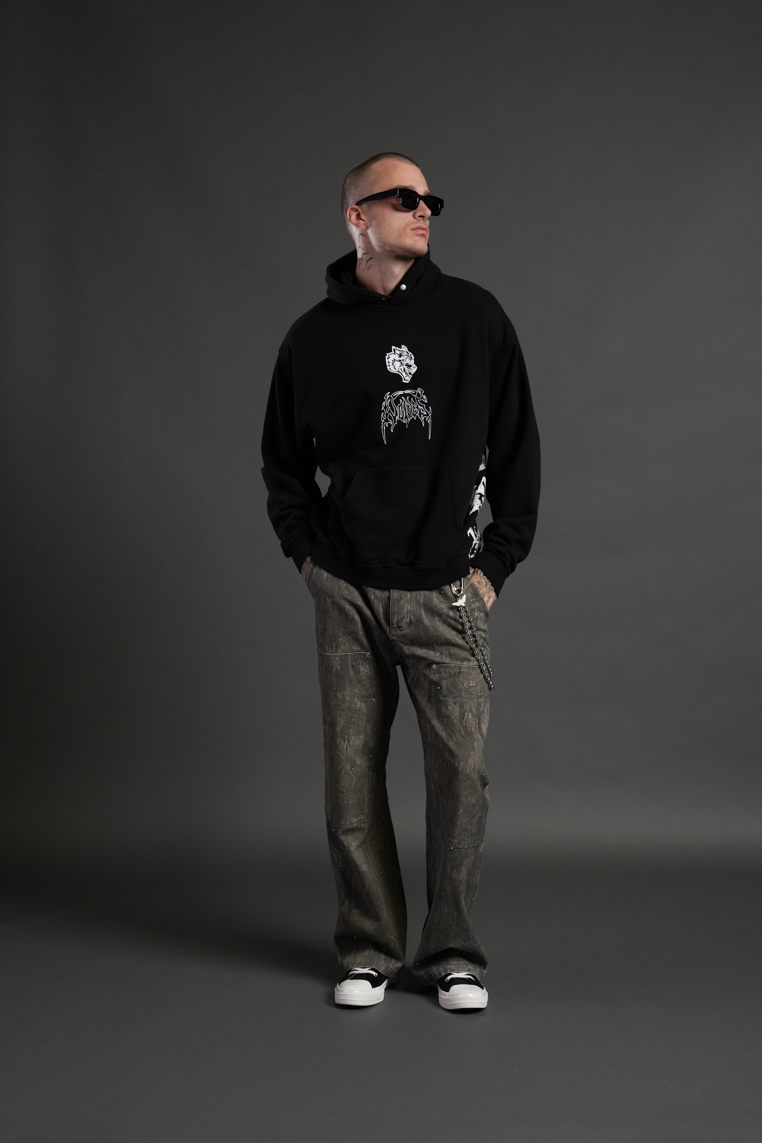 NFGU Tanjiro "Pierce" Hoodie in Black