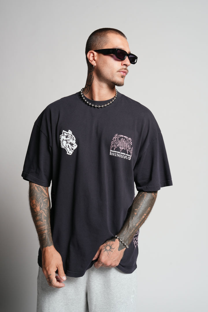 Our Reason "Premium" Oversized Tee in Nightshade