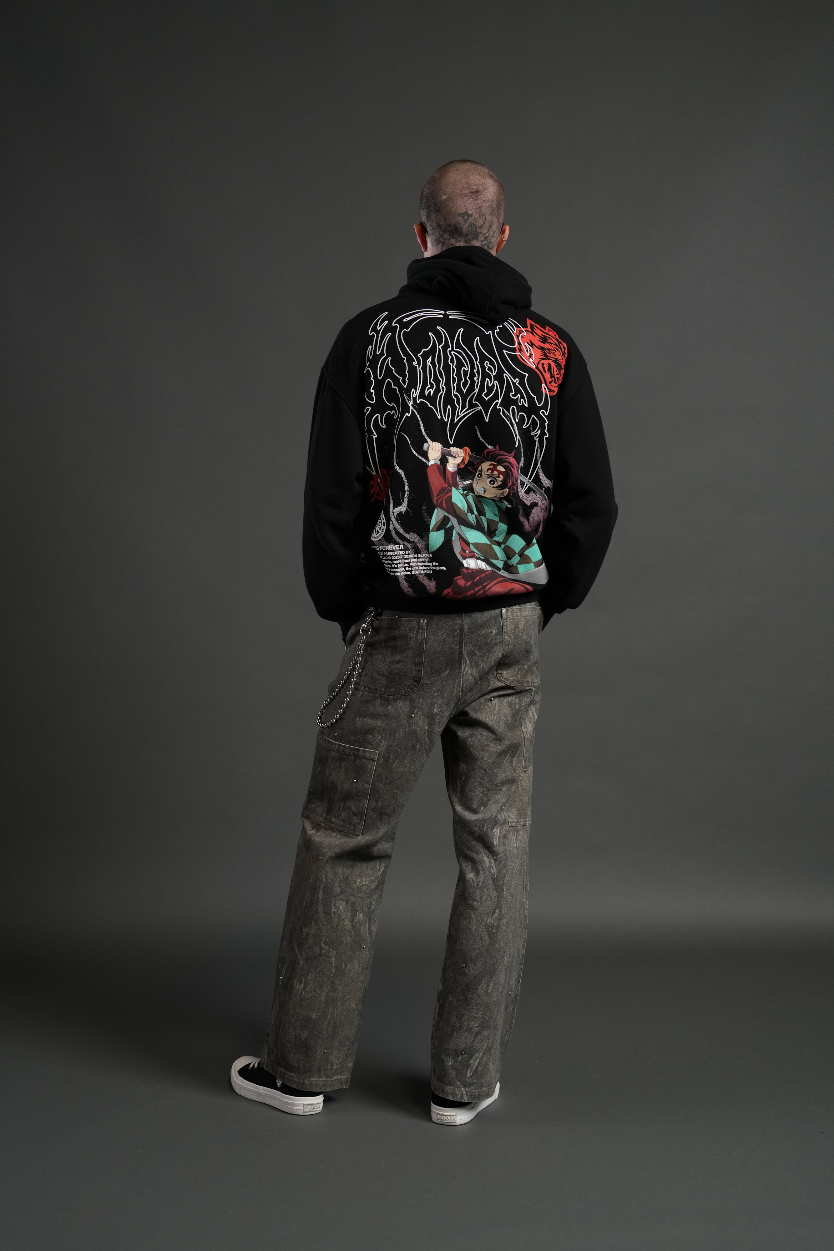 NFGU Tanjiro "Pierce" Hoodie in Black