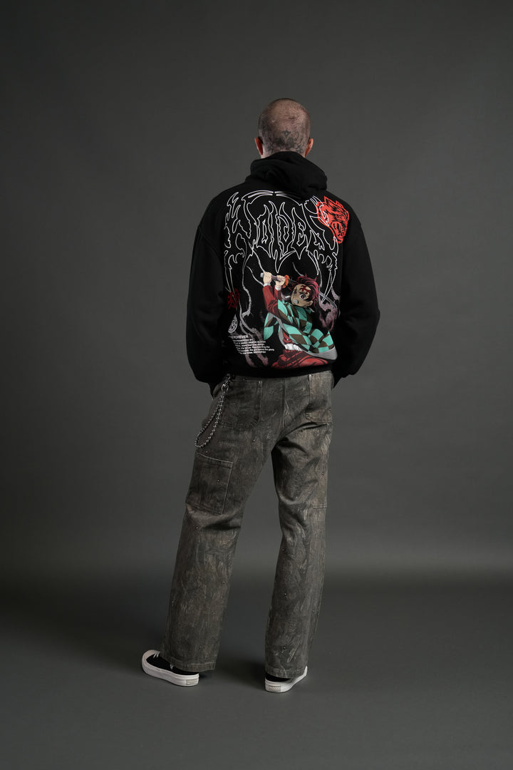 NFGU Tanjiro "Pierce" Hoodie in Black