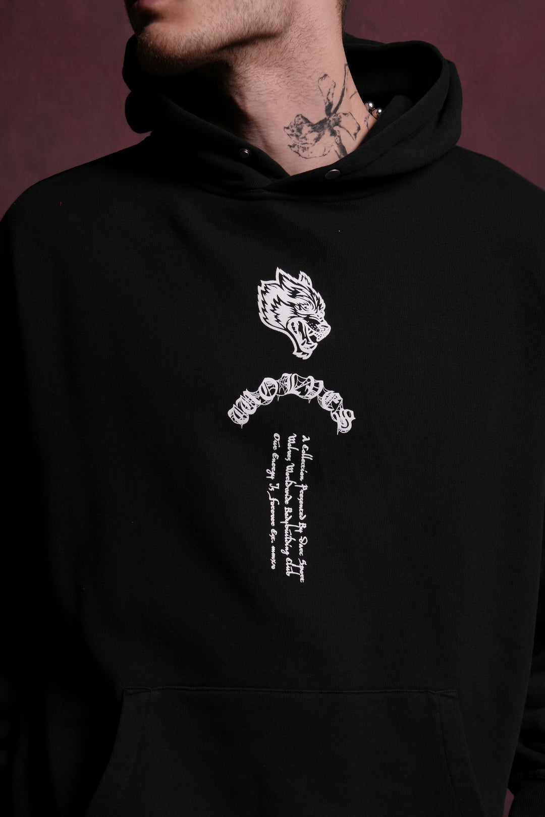 Darc Spider "P" Hoodie in Black