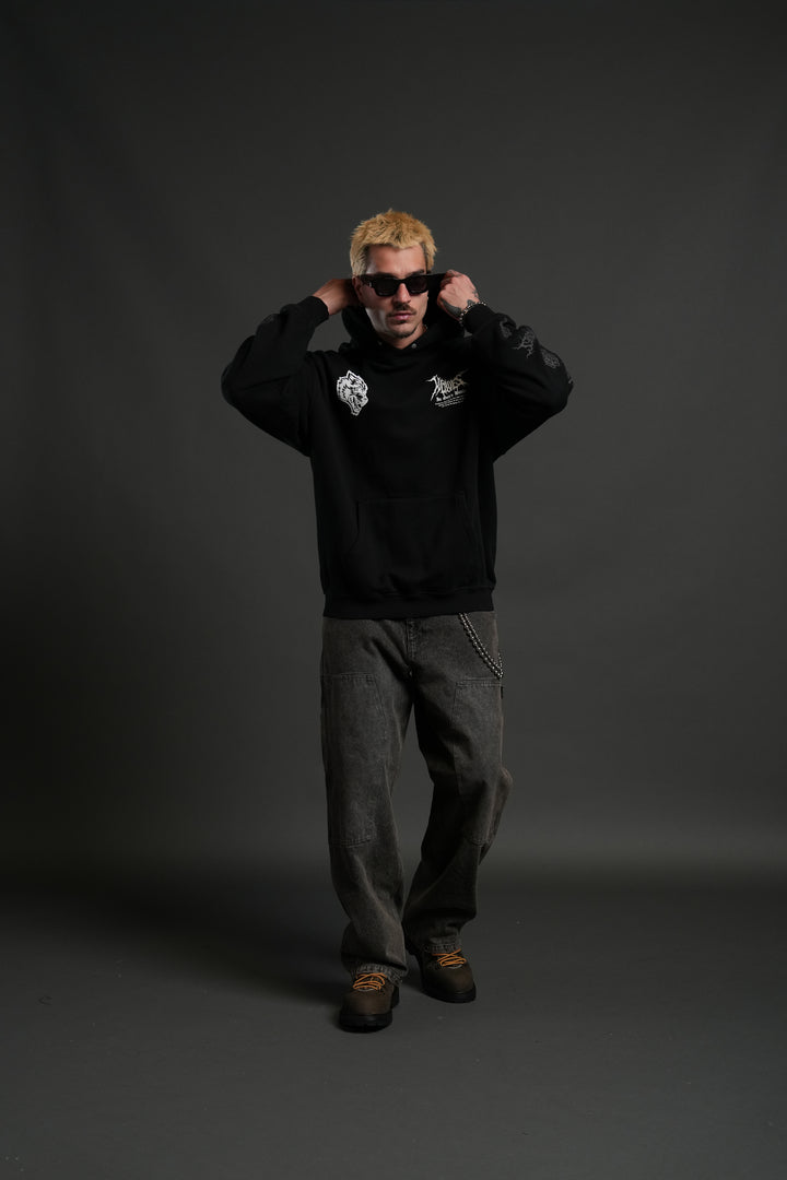 Through the Clouds "Pierce" Hoodie in Black