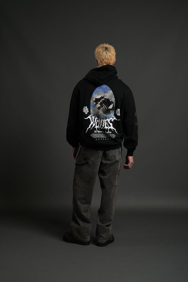 Through the Clouds "Pierce" Hoodie in Black