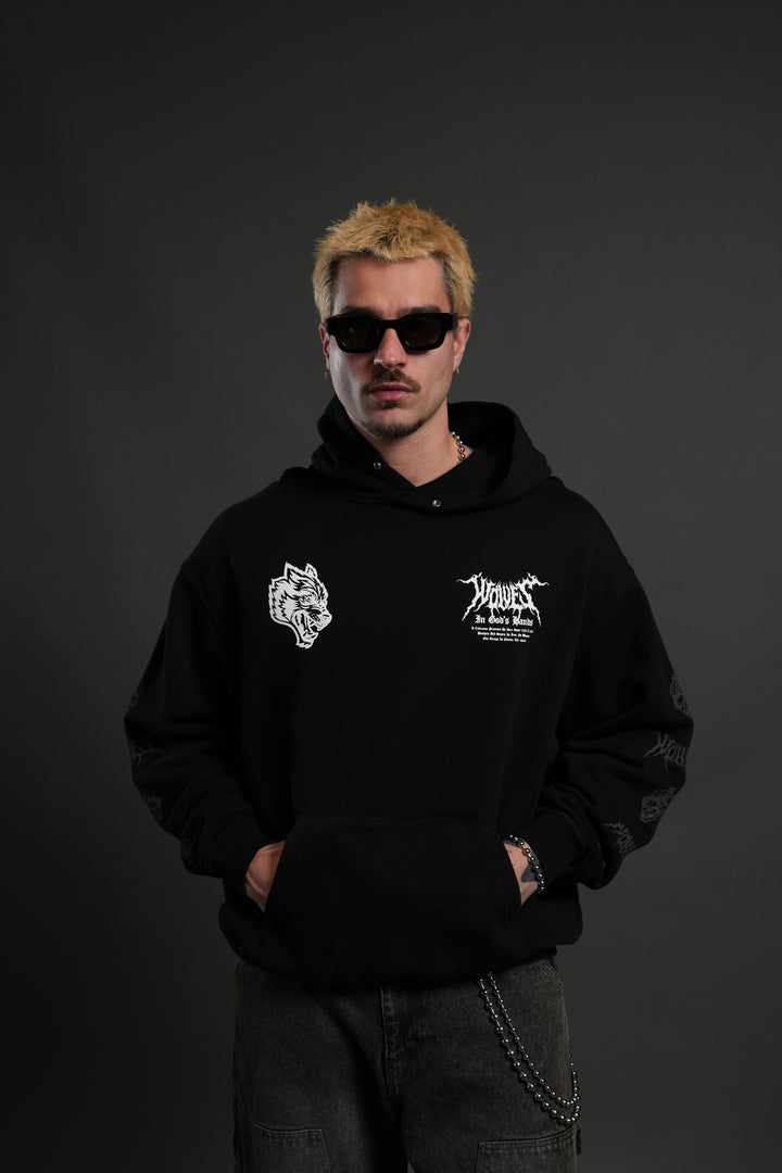 Through the Clouds "Pierce" Hoodie in Black
