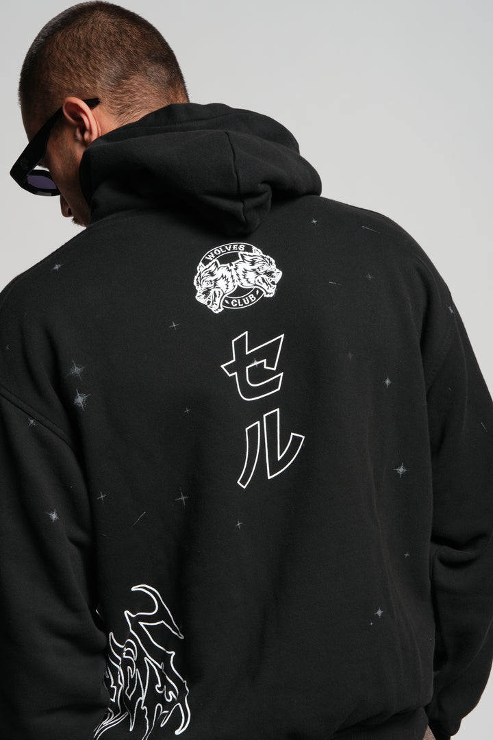Cell Energy "Pierce" Hoodie in Black