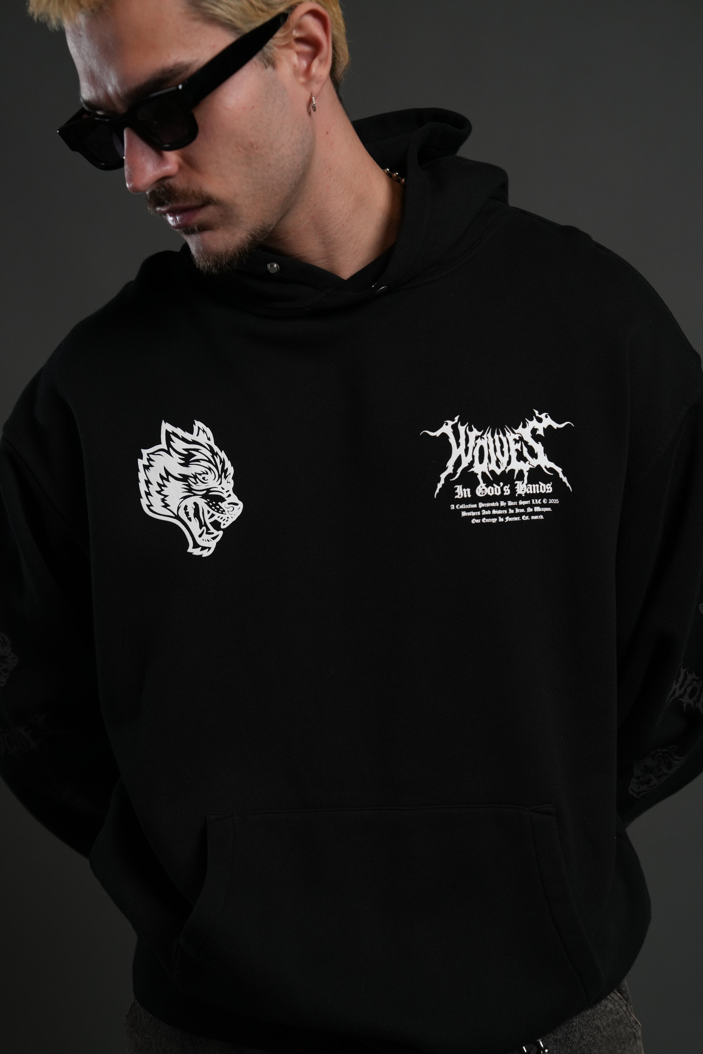 Through the Clouds "Pierce" Hoodie in Black