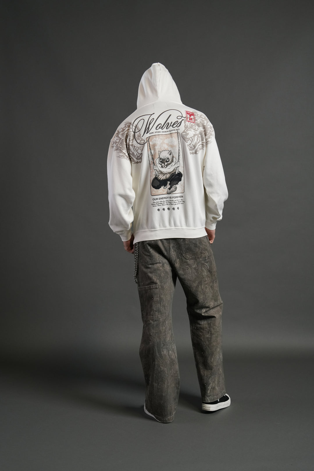 Will of the Beast "Pierce" Hoodie in Cream