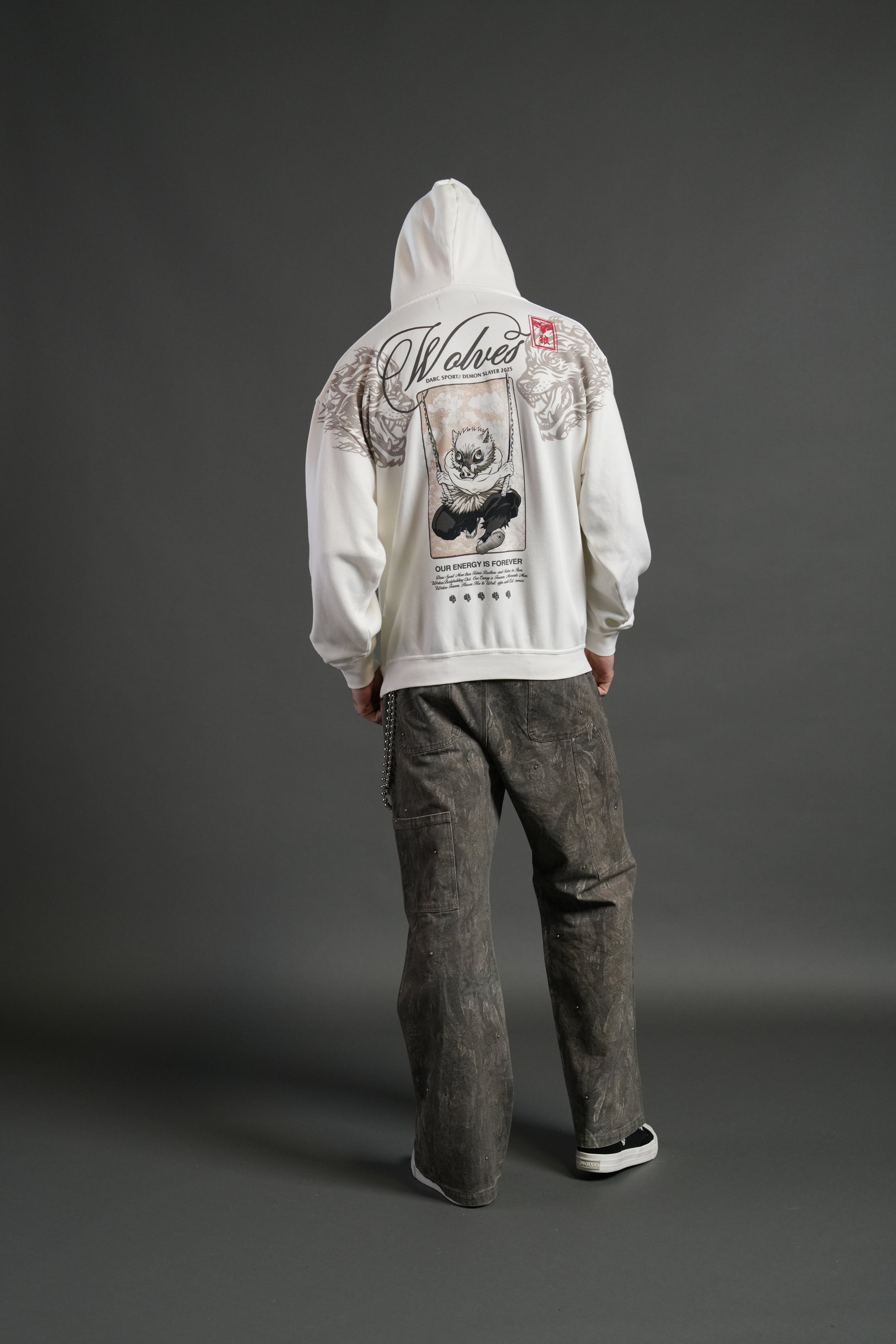 Will of the Beast "Pierce" Hoodie in Cream