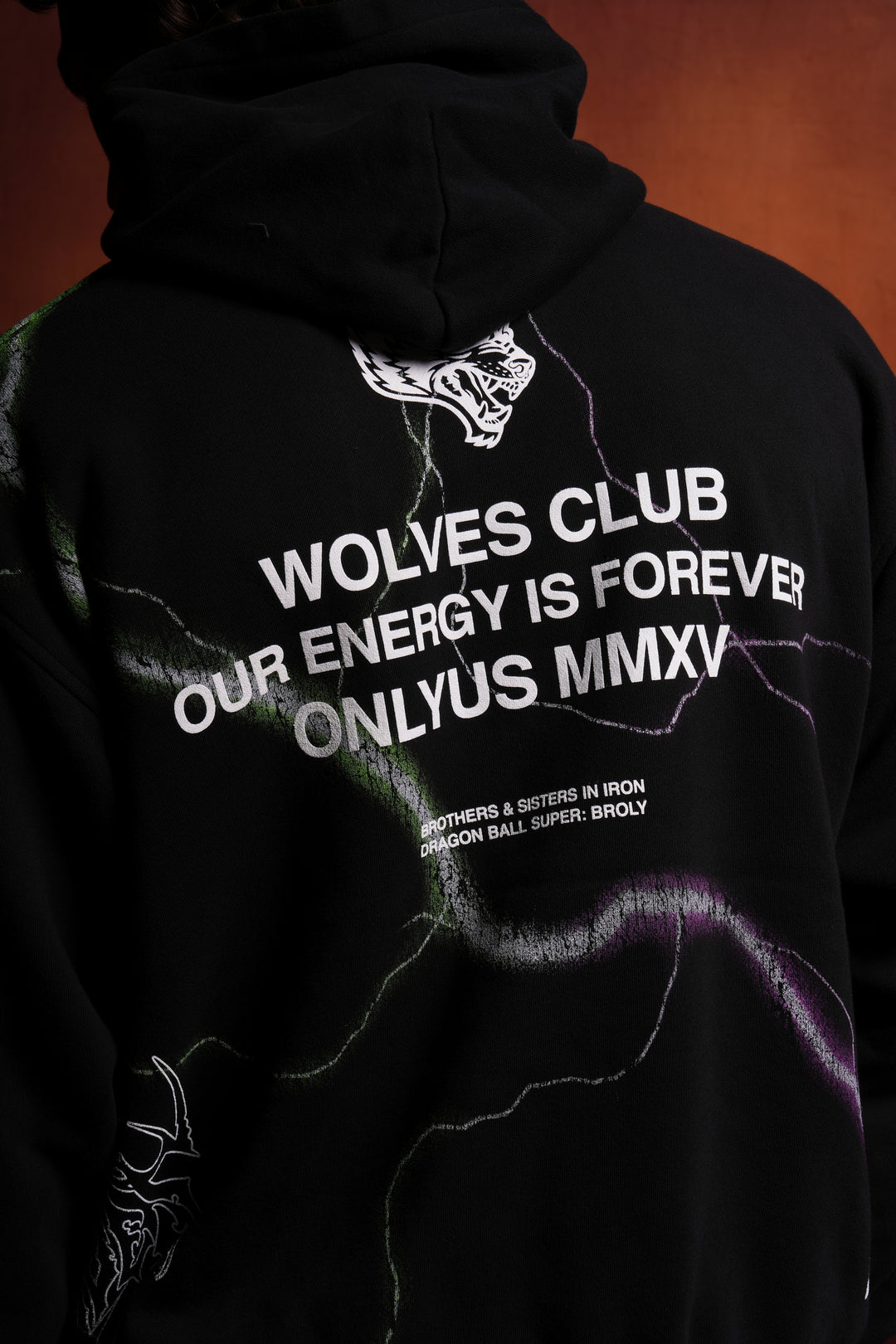 Legendary Super Saiyan Broly "Side-By-Side" Pierce Hoodie in Black