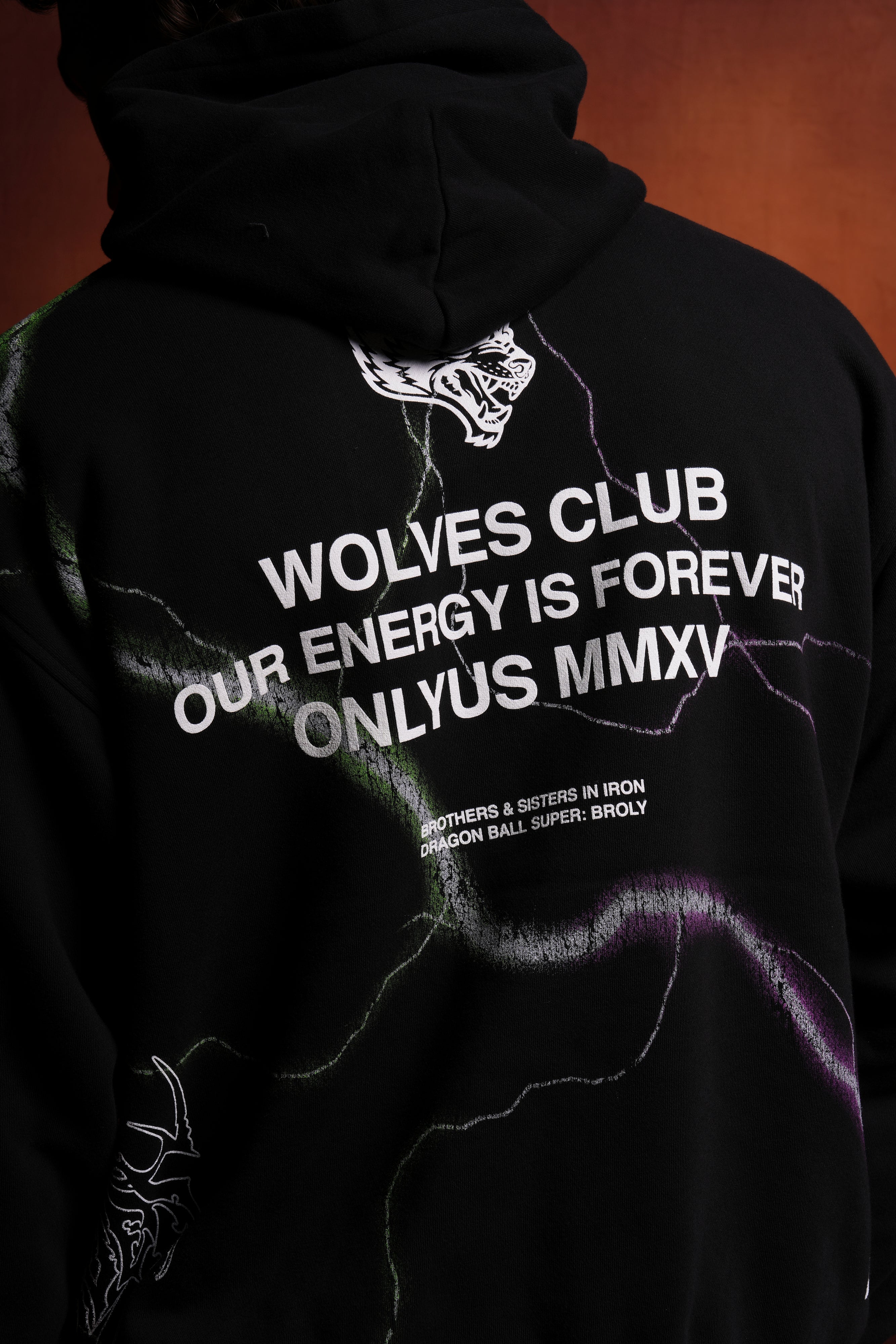 Legendary Super Saiyan Broly "Side-By-Side" Pierce Hoodie in Black