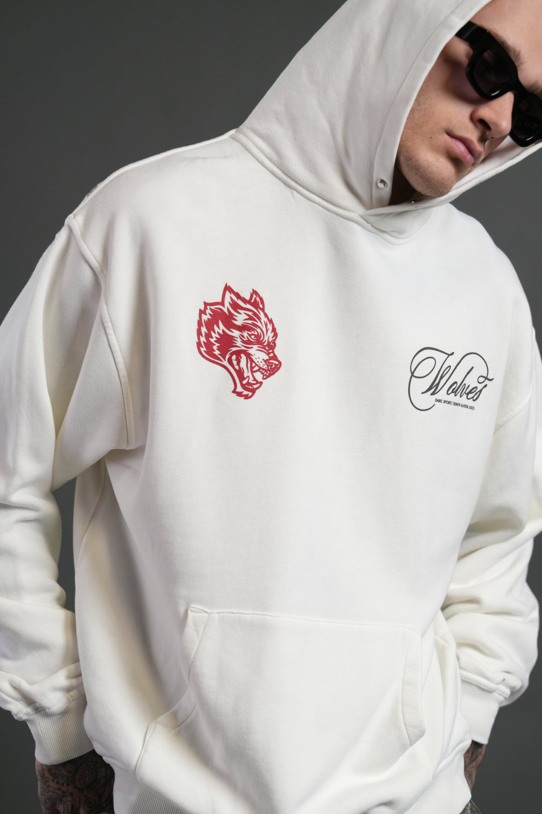 Will of the Beast "Pierce" Hoodie in Cream