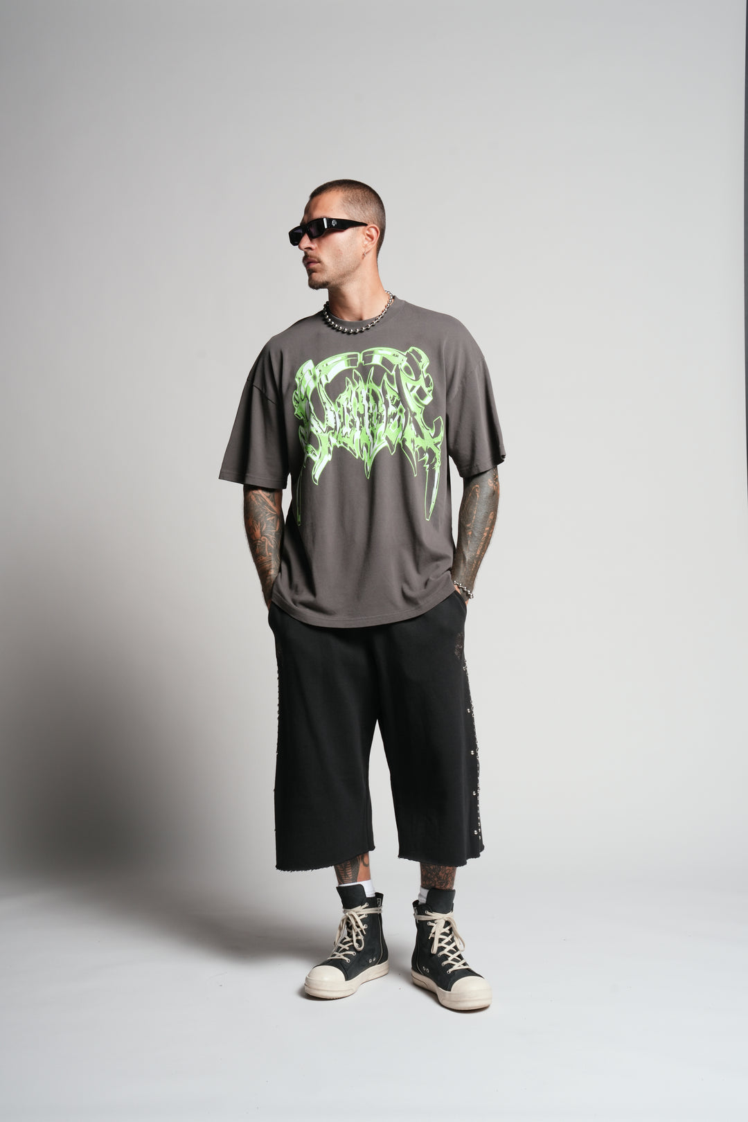 Absolute Form "Premium" Oversized Tee in Wolf Gray
