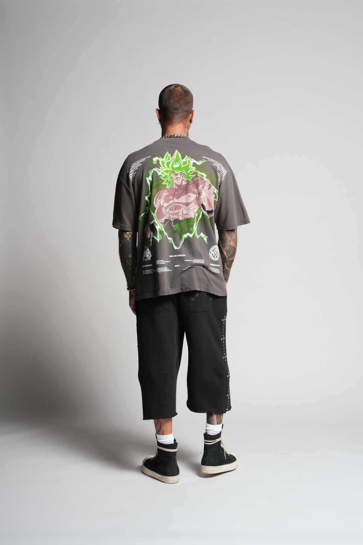 Absolute Form "Premium" Oversized Tee in Wolf Gray