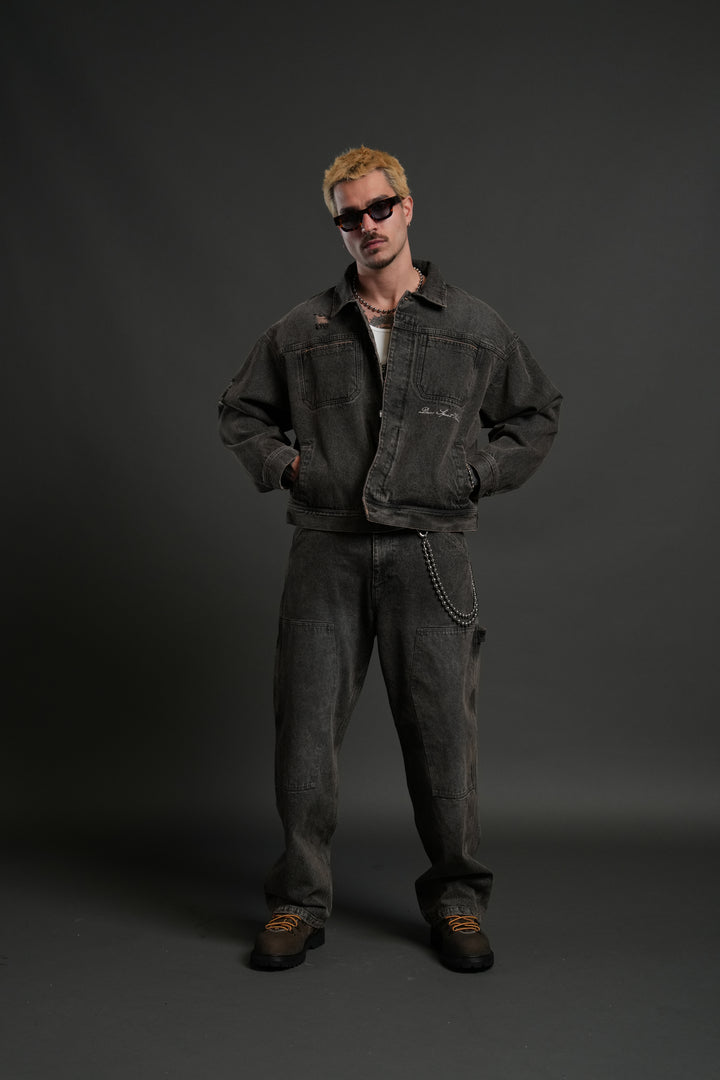 Darc Sport Wolves Jax Denim Jacket in Mojave Brown