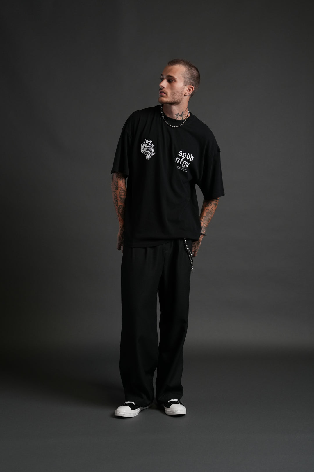 Darc Storm "Premium" Oversized Tee in Black
