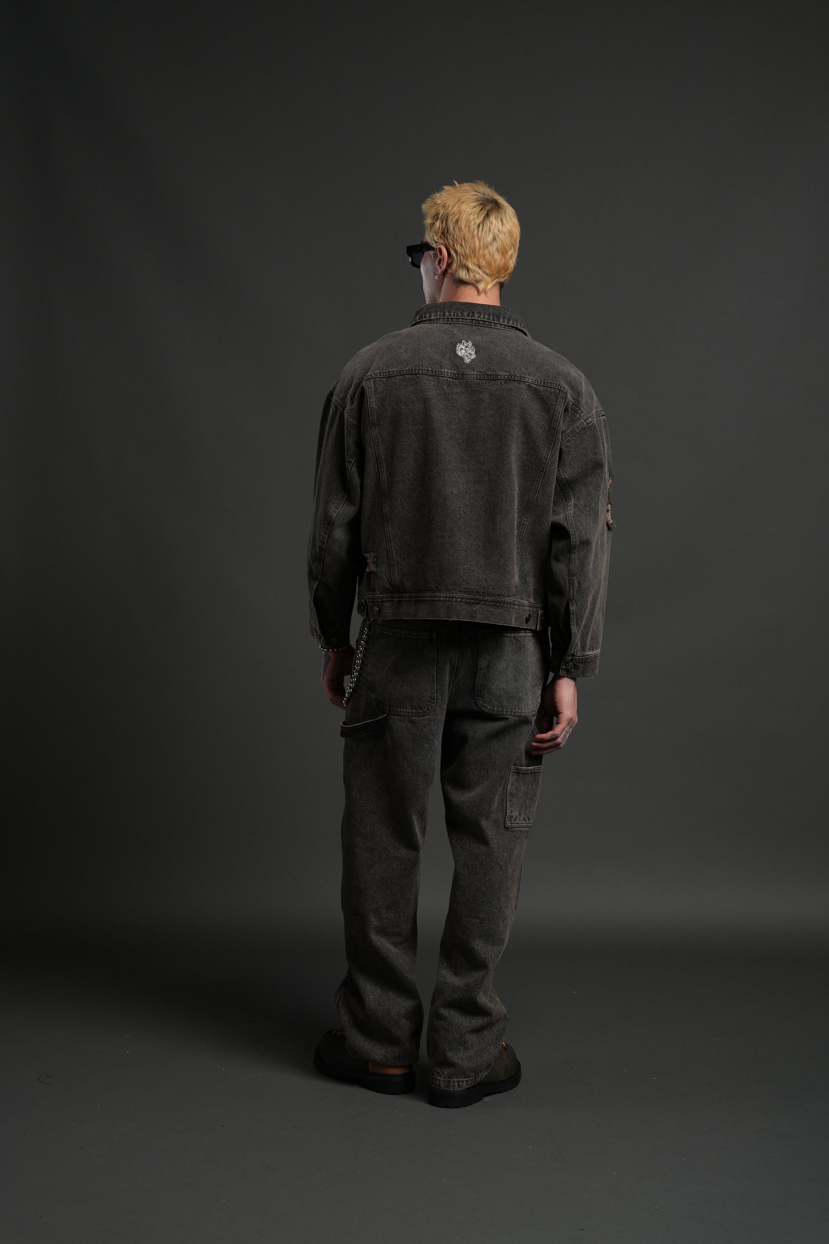 Darc Sport Wolves Jax Denim Jacket in Mojave Brown