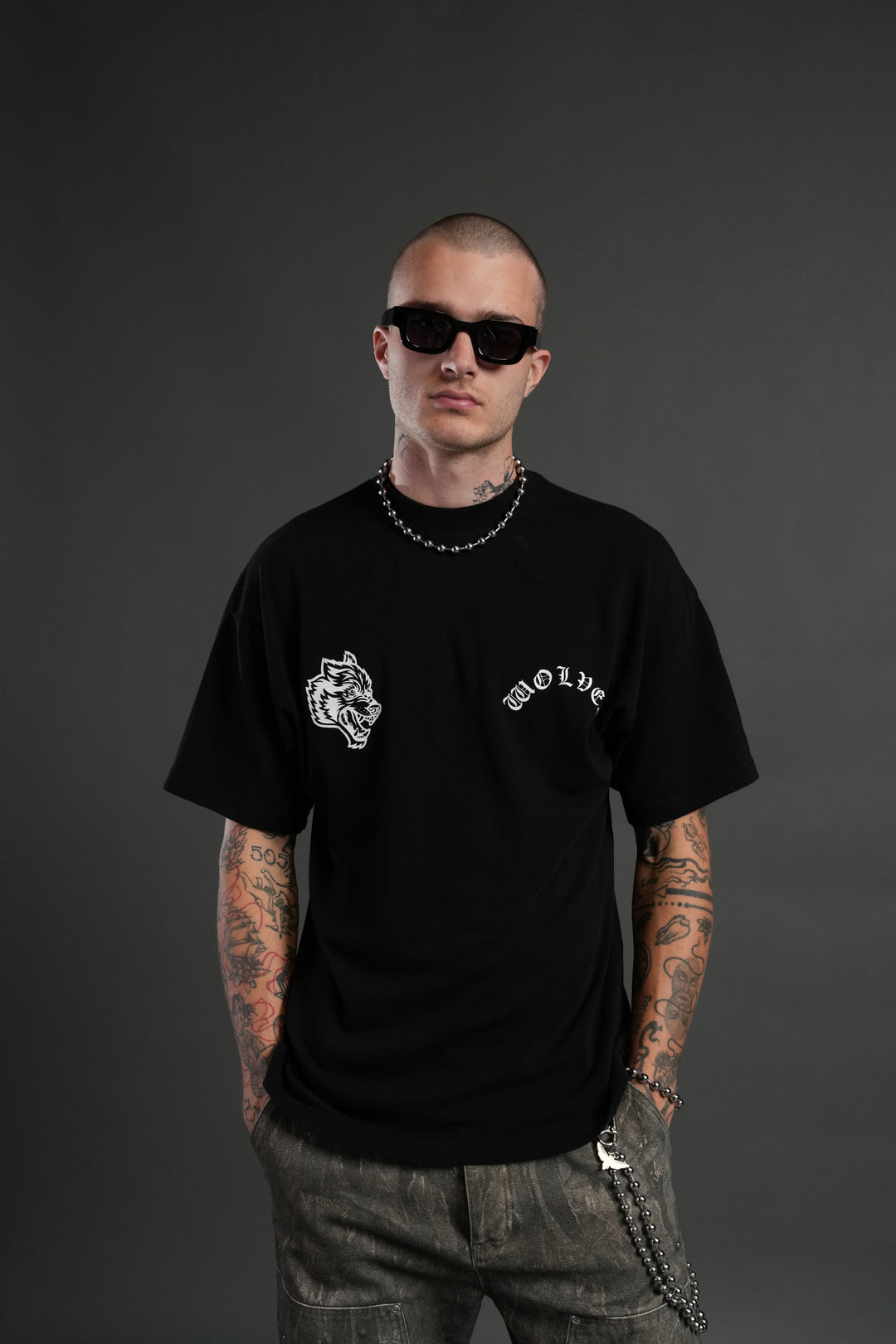 Not My Time "Premium" Oversized Tee in Black