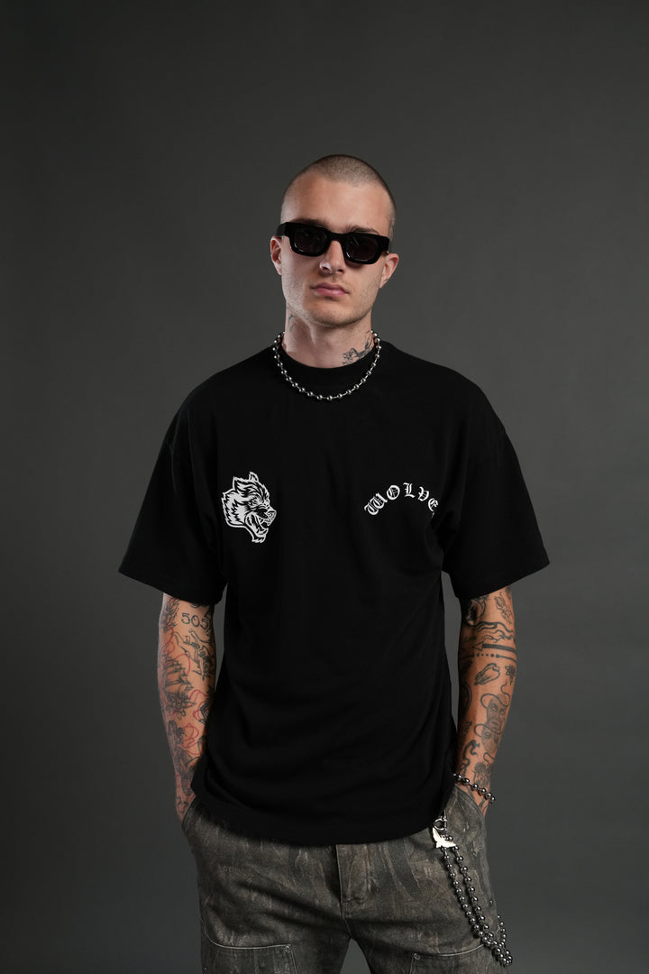 Not My Time "Premium" Oversized Tee in Black