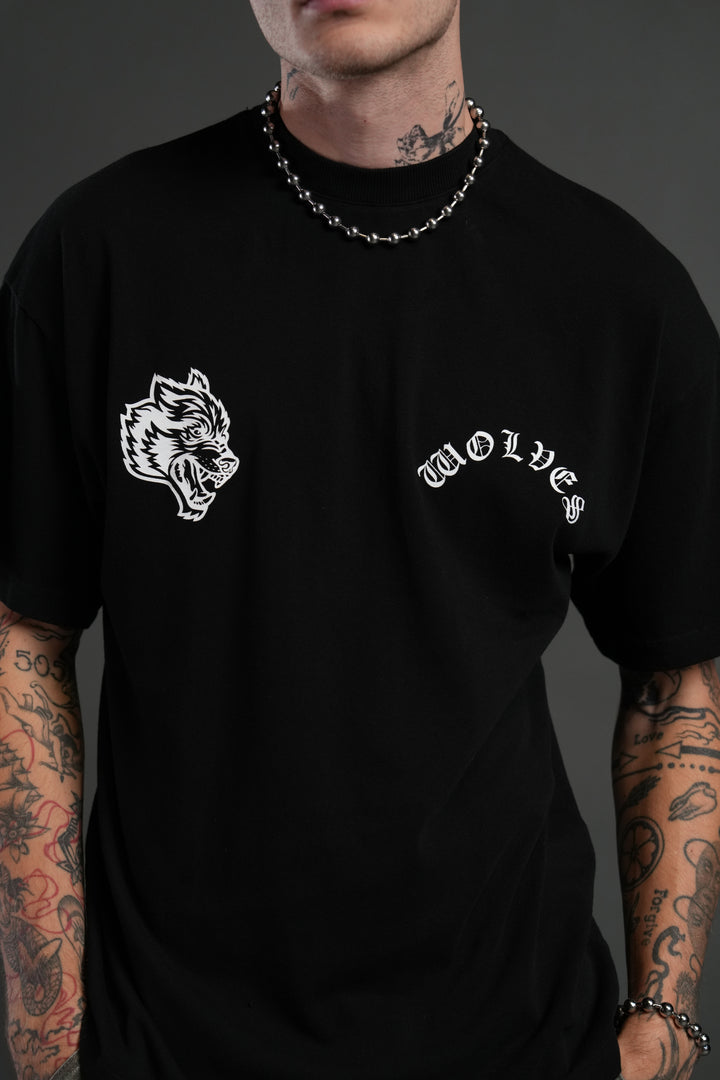 Not My Time "Premium" Oversized Tee in Black