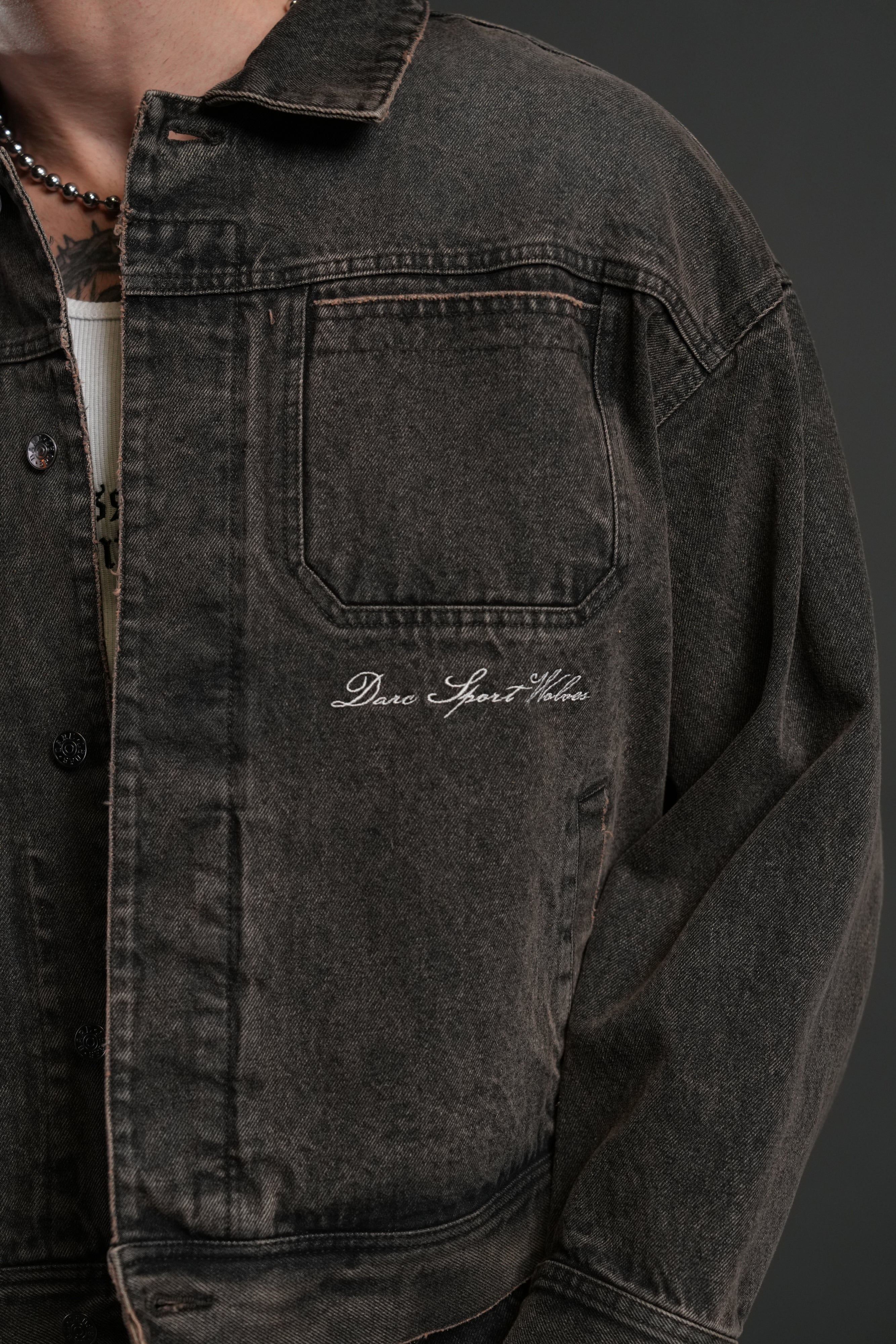 Darc Sport Wolves Jax Denim Jacket in Mojave Brown – DarcSport