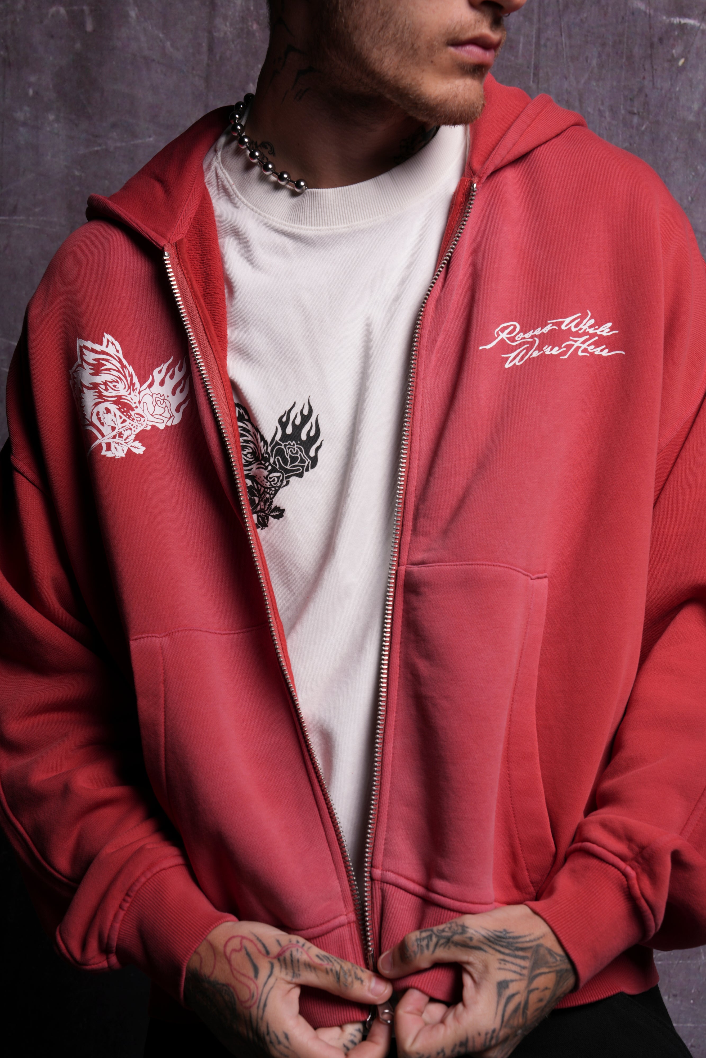Comme des Garçons Play Zip-Up Double Heart Hoodie – Oneness