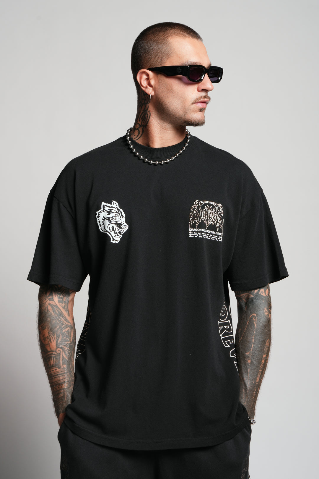 Our Reason "Premium" Oversized Tee in Black