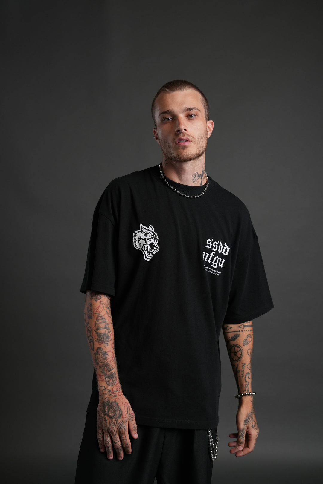 Darc Storm "Premium" Oversized Tee in Black