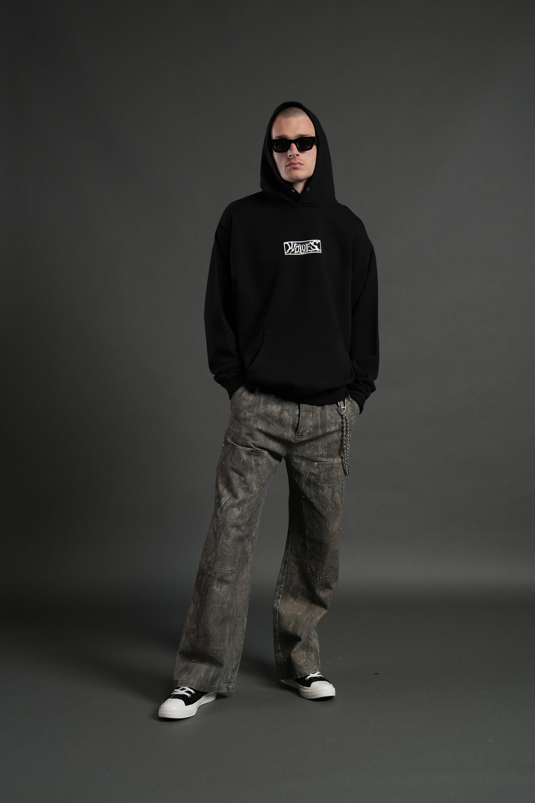 Night Reaping Unisex "Pierce" Hoodie in Black