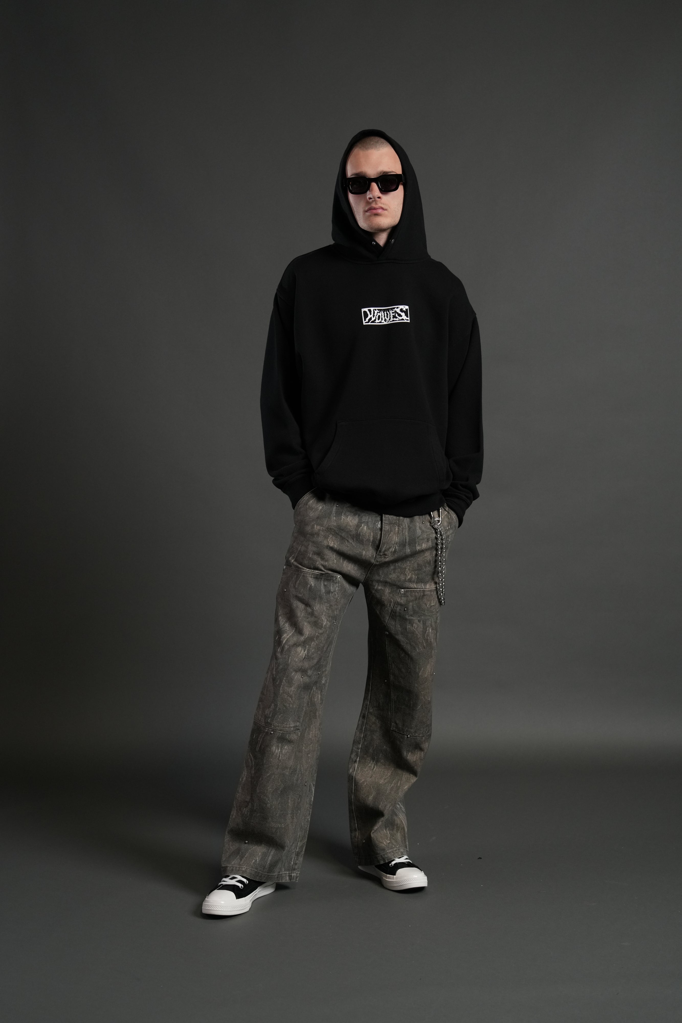 Night Reaping Unisex "Pierce" Hoodie in Black