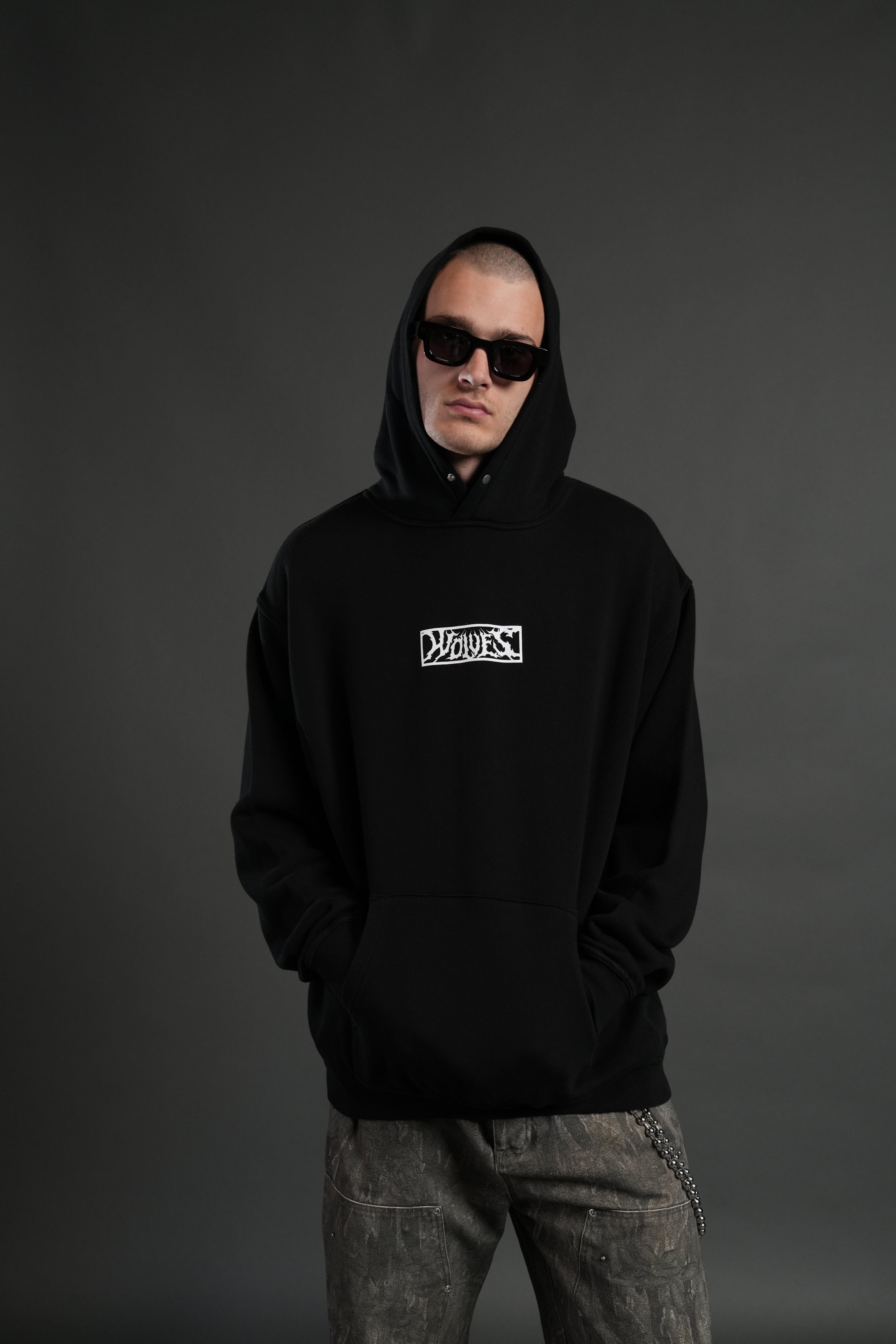 Night Reaping Unisex "Pierce" Hoodie in Black