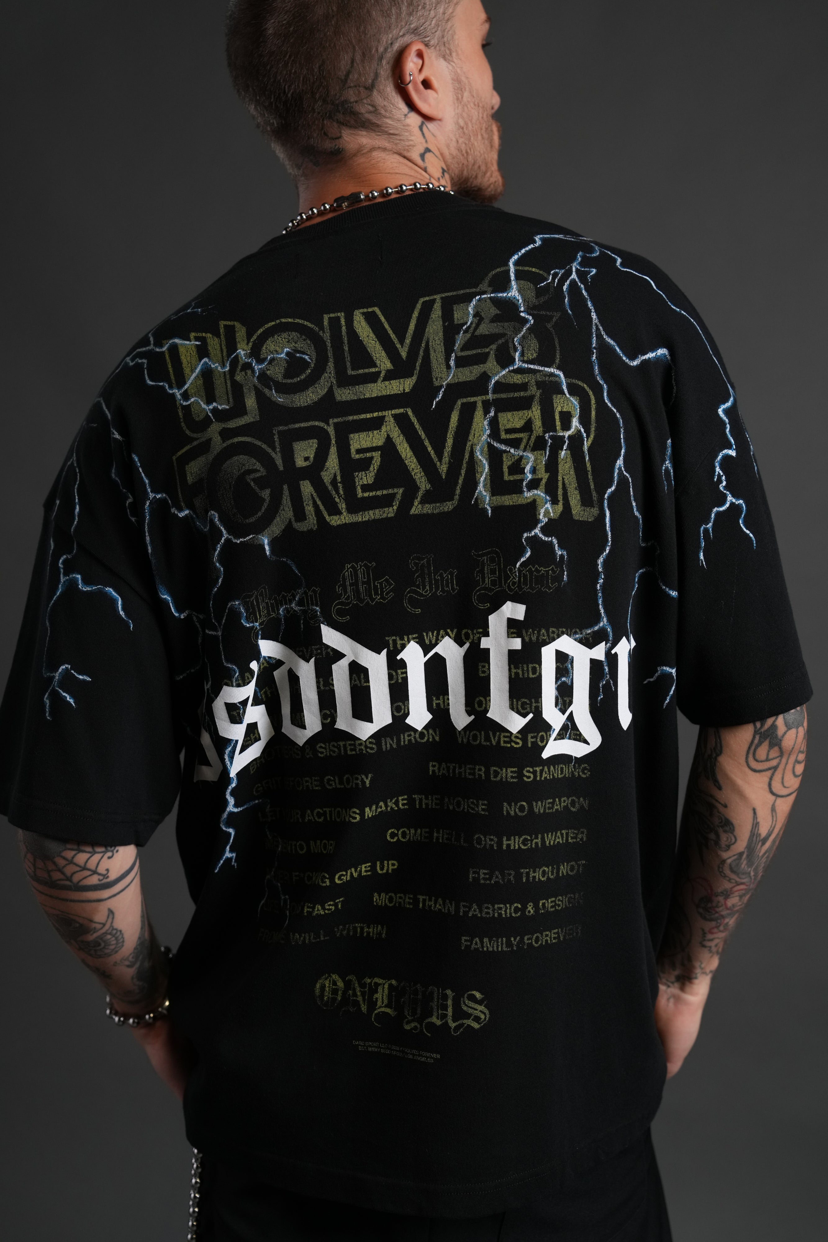 Darc Storm "Premium" Oversized Tee in Black