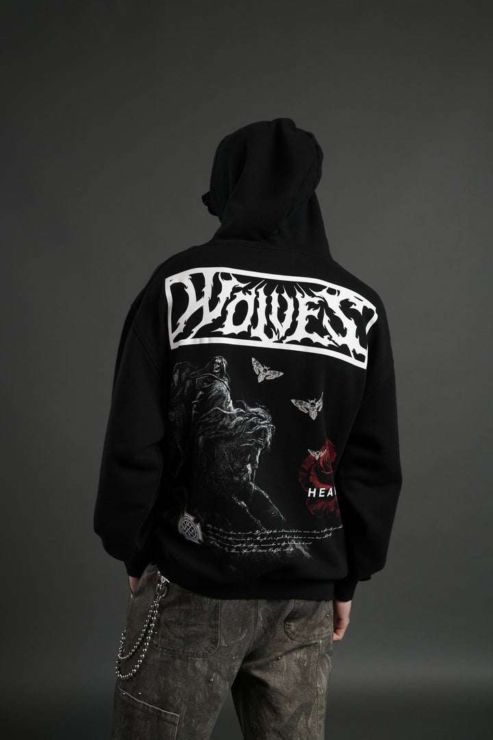 Night Reaping Unisex "Pierce" Hoodie in Black