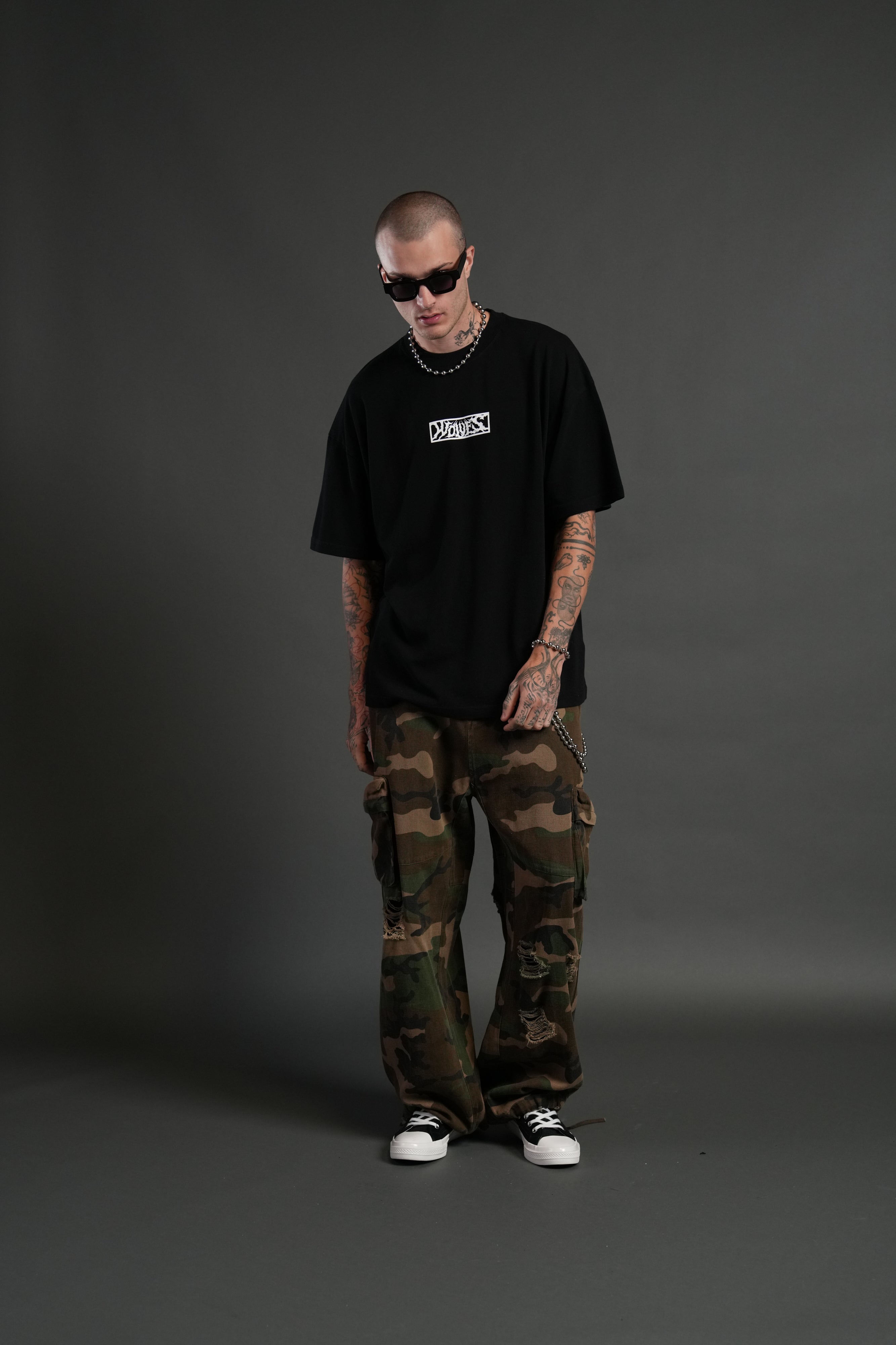 Reaper's Ascension "Premium" Oversized Tee in Black