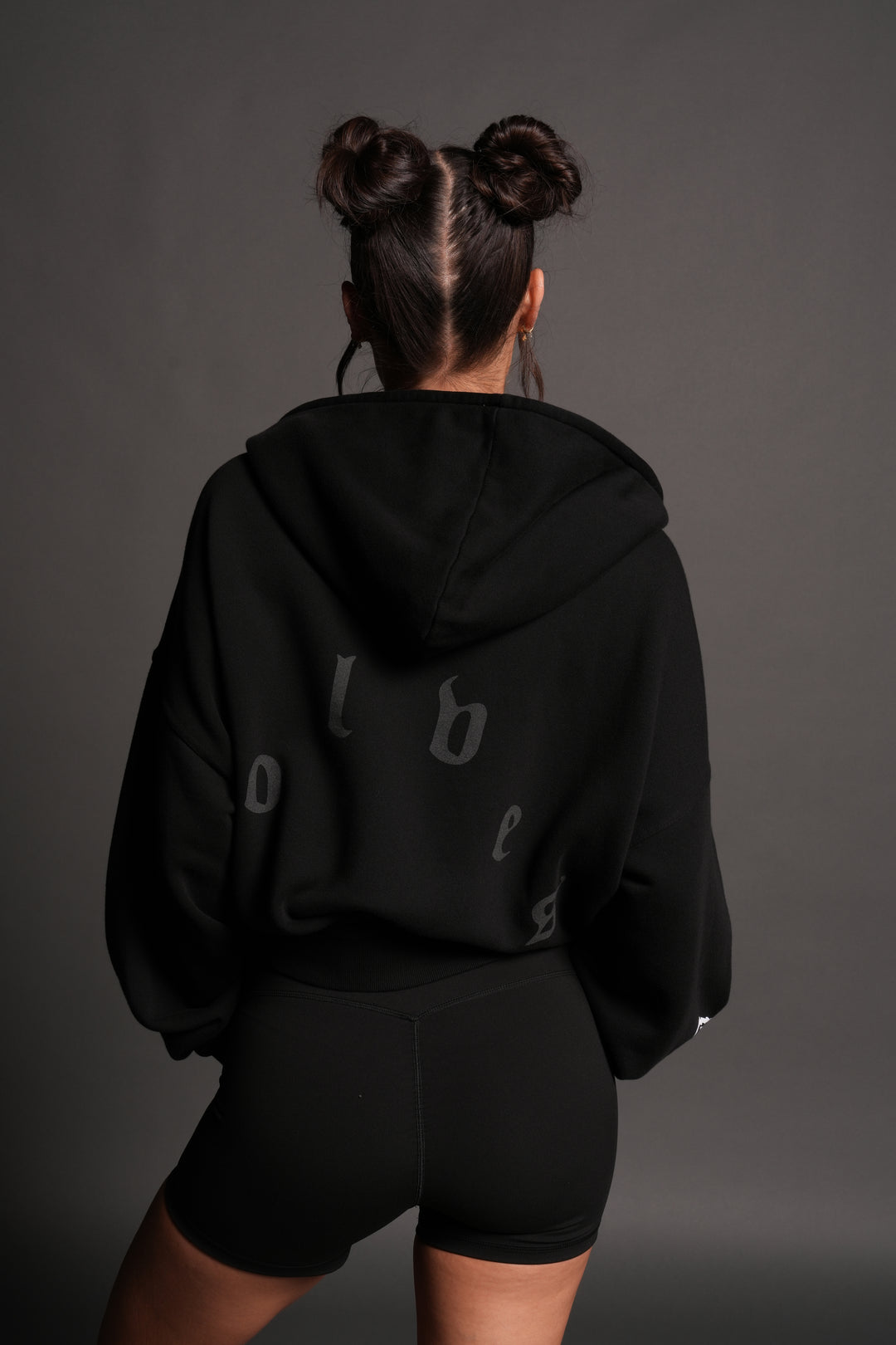 Last Battle Vex Double Zip Hoodie in Black