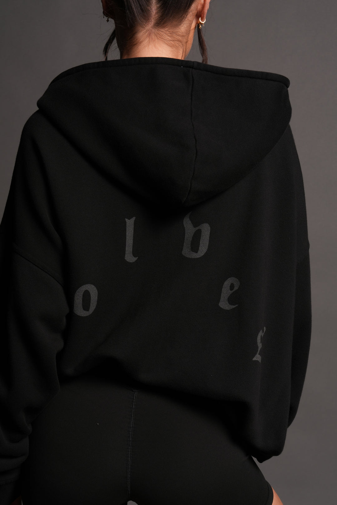 Last Battle Vex Double Zip Hoodie in Black