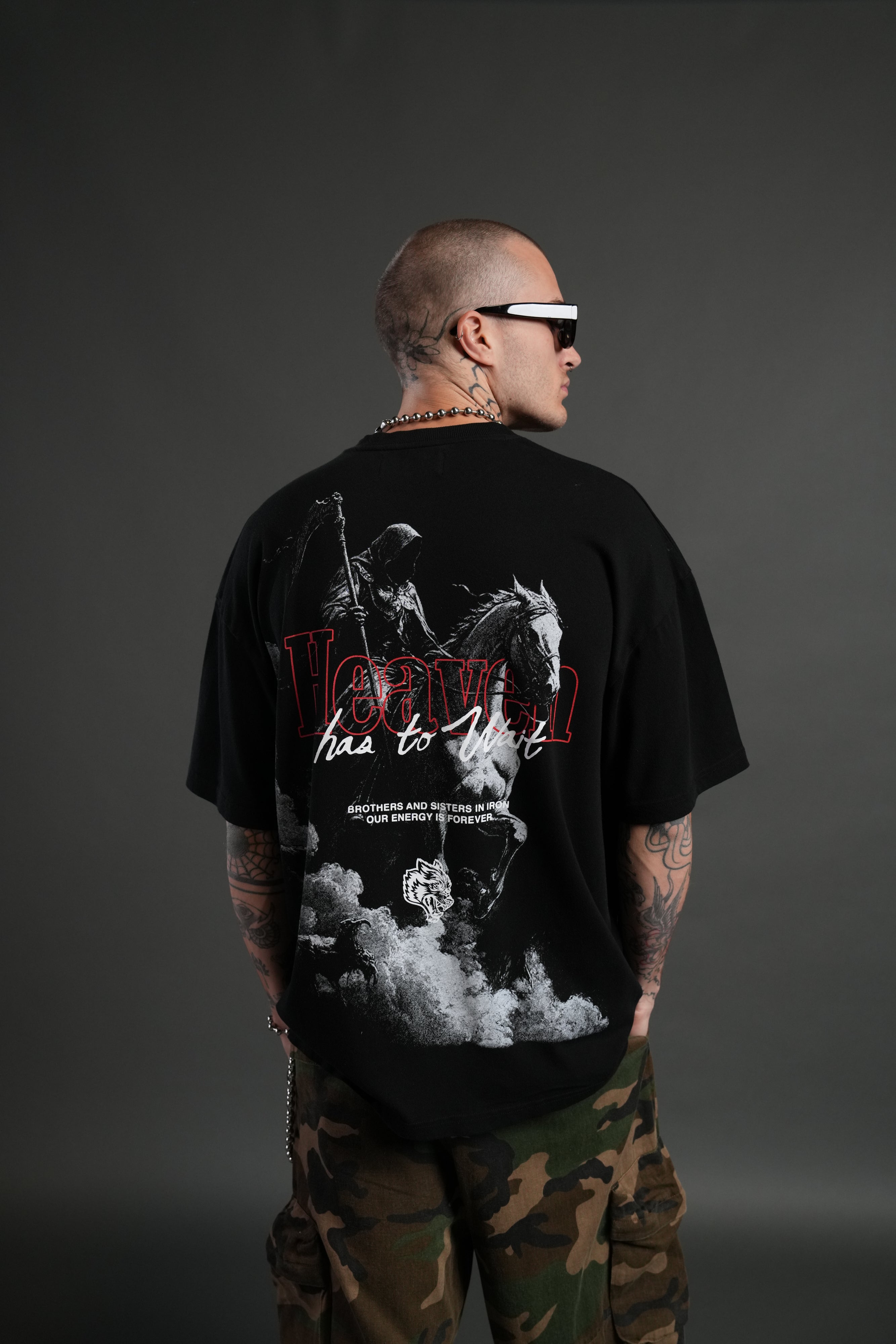 Reaper's Ascension "Premium" Oversized Tee in Black