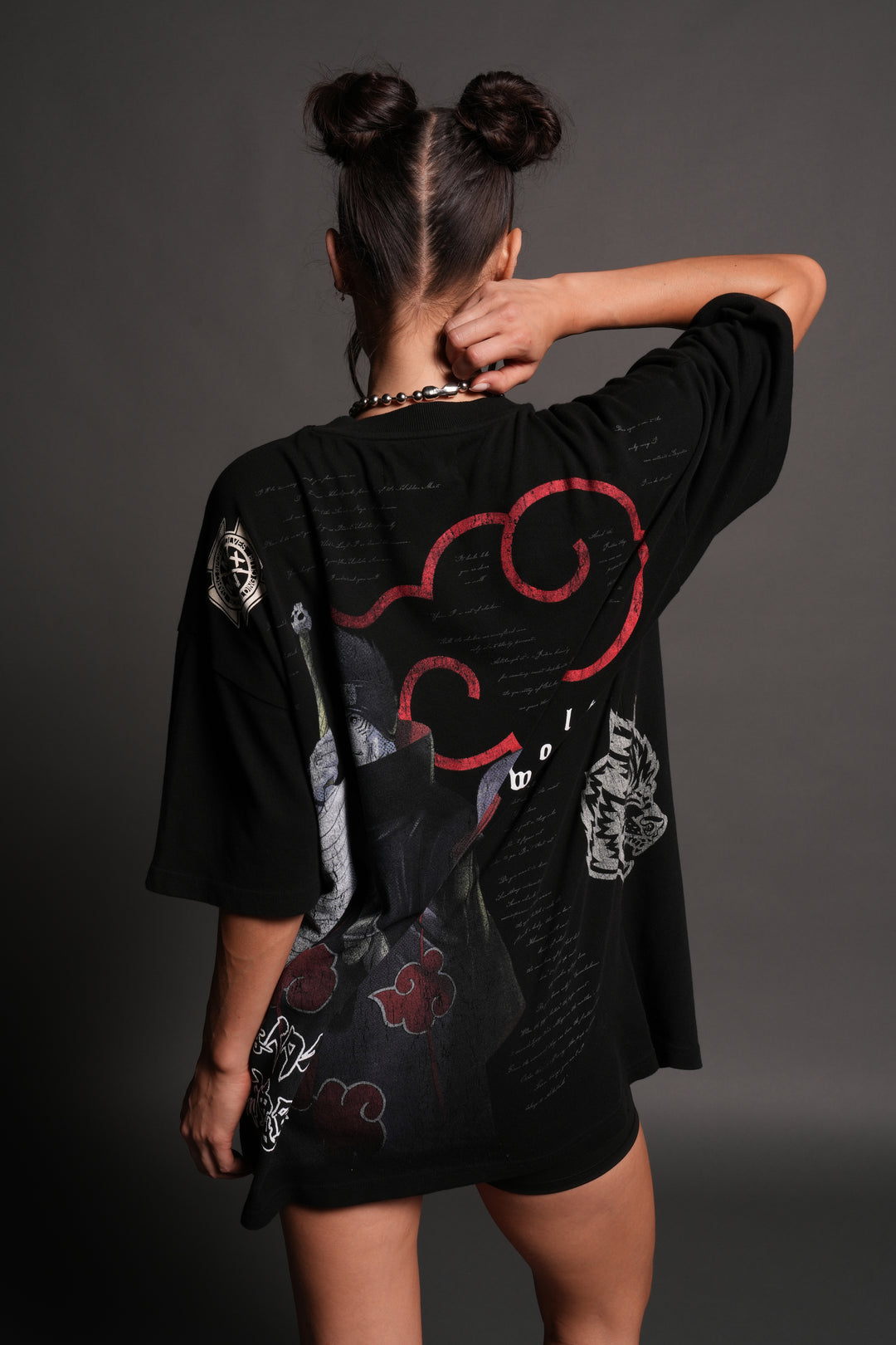 Darc Ninja Premium Oversized Tee in Black