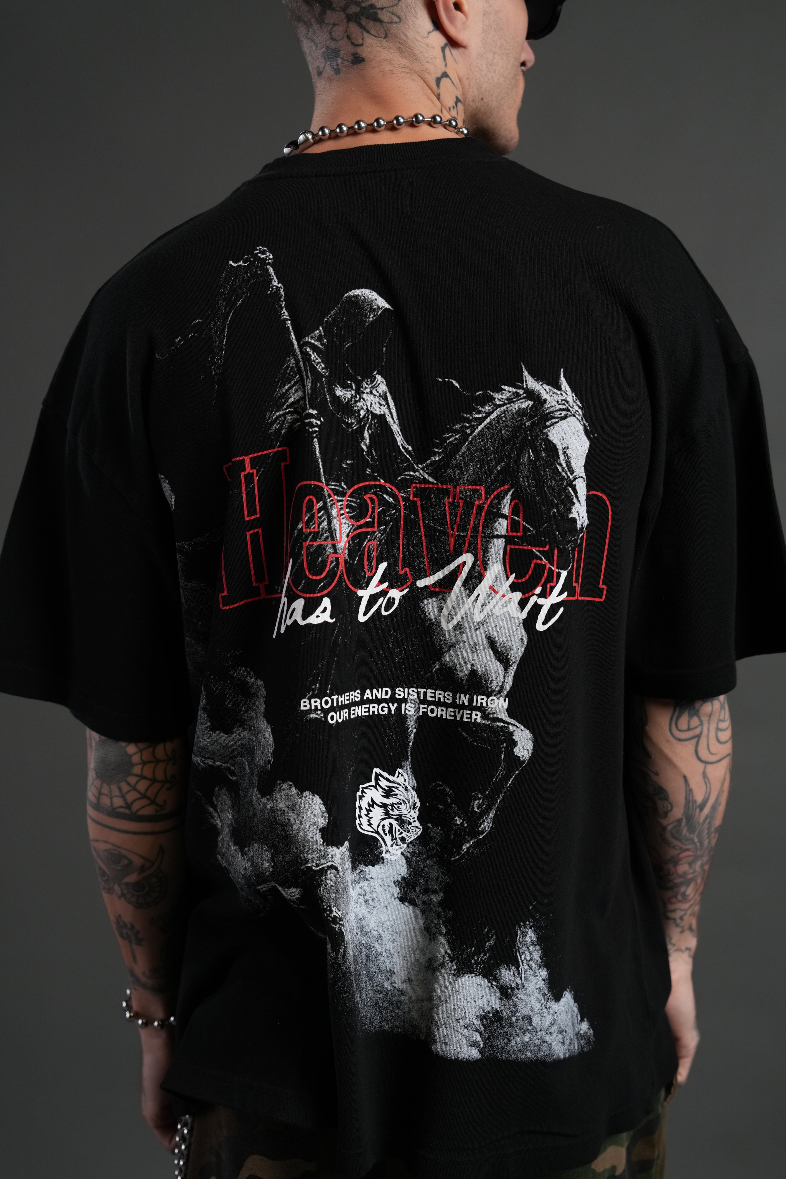 Reaper's Ascension "Premium" Oversized Tee in Black