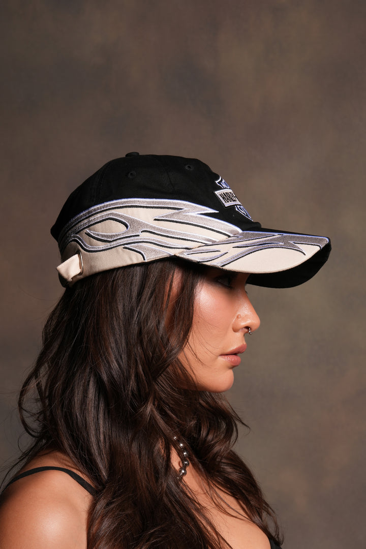 Real Recognize Real Dad Hat (V2) in Black/Cream